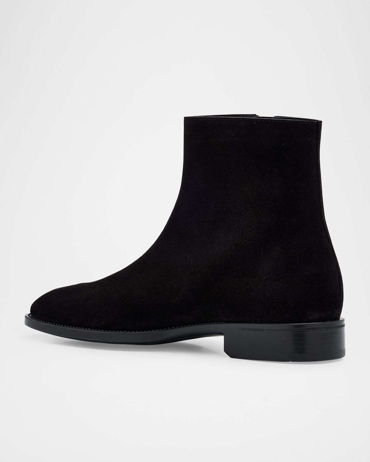 Giuseppe Zanotti Men 's Sorrento Suede Ankle Boots | Thumbnail 4 Giuseppe Zanotti Men 's Sorrento Suede Ankle Boots | Thumbnail 4