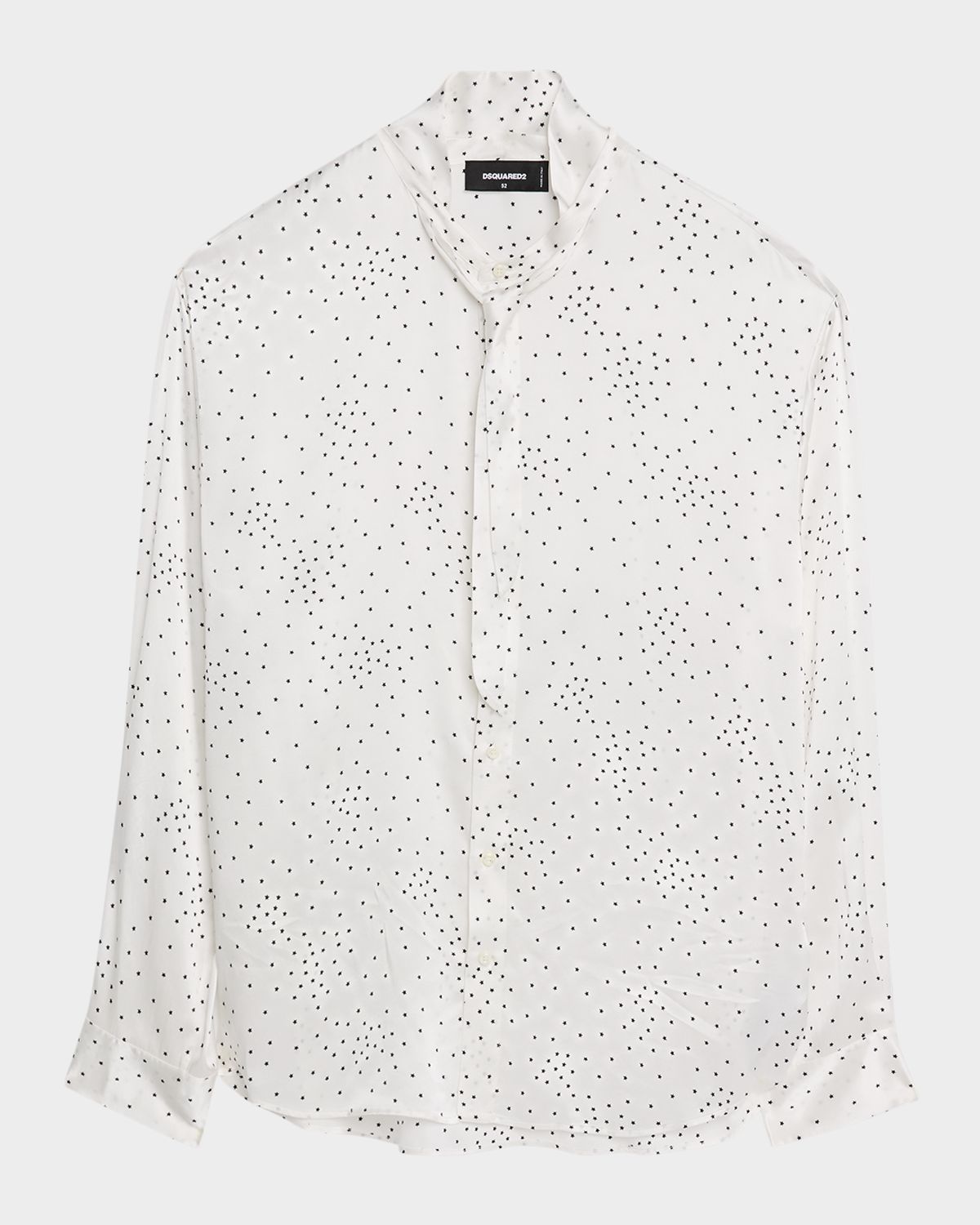 Dsquared2 Men 's Starry Night Silk Neck-Tie Dress Shirt