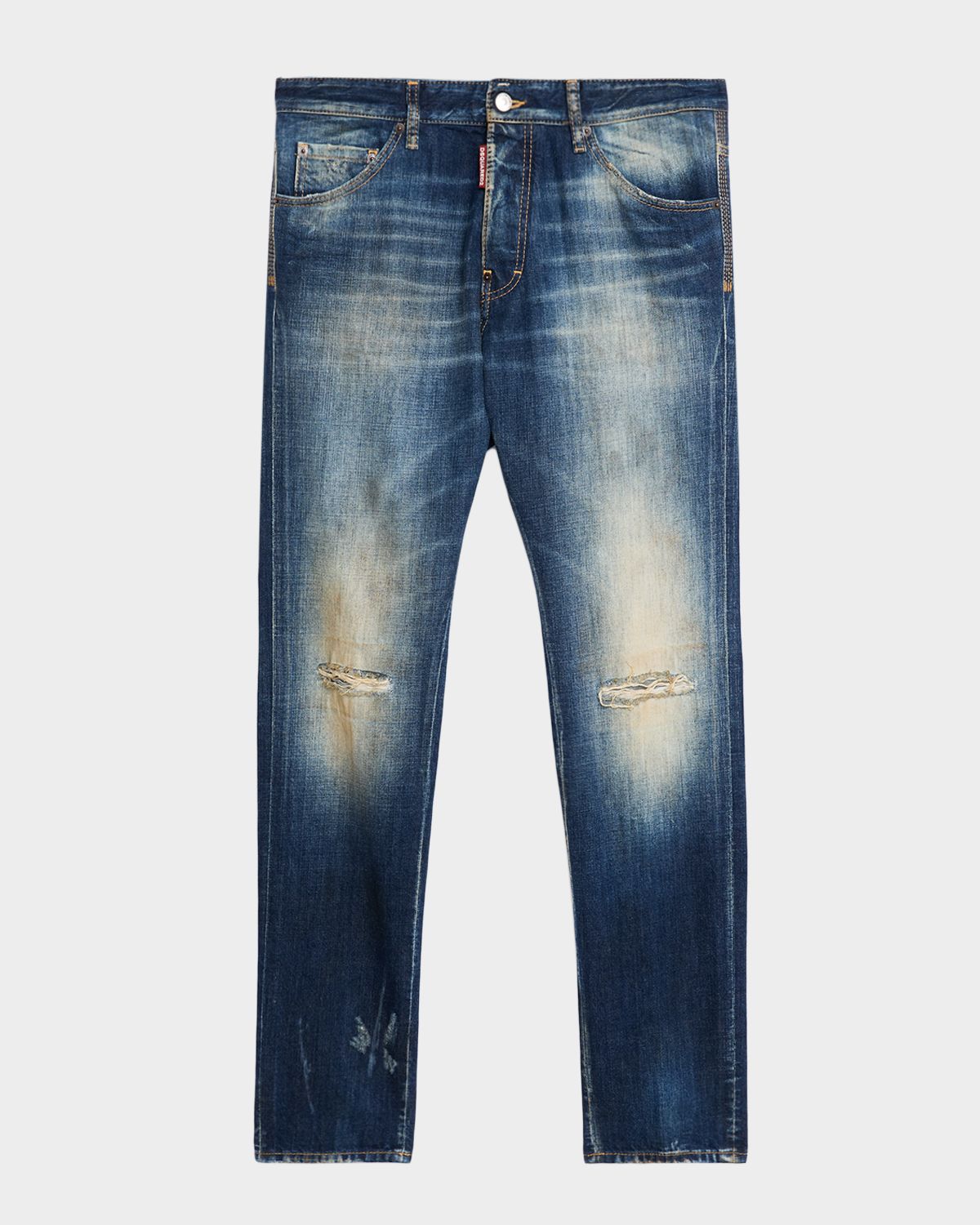 Dsquared2 Men 's Cool Guy Slim Faded Denim Jeans