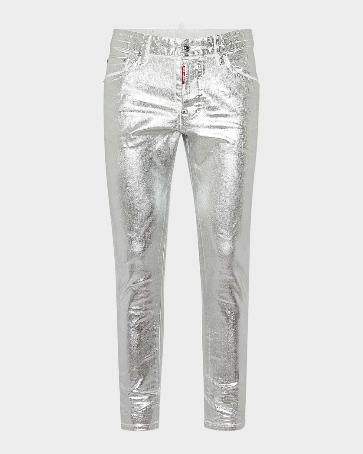 Dsquared2 Men 's Metallic Coated Skinny Jeans