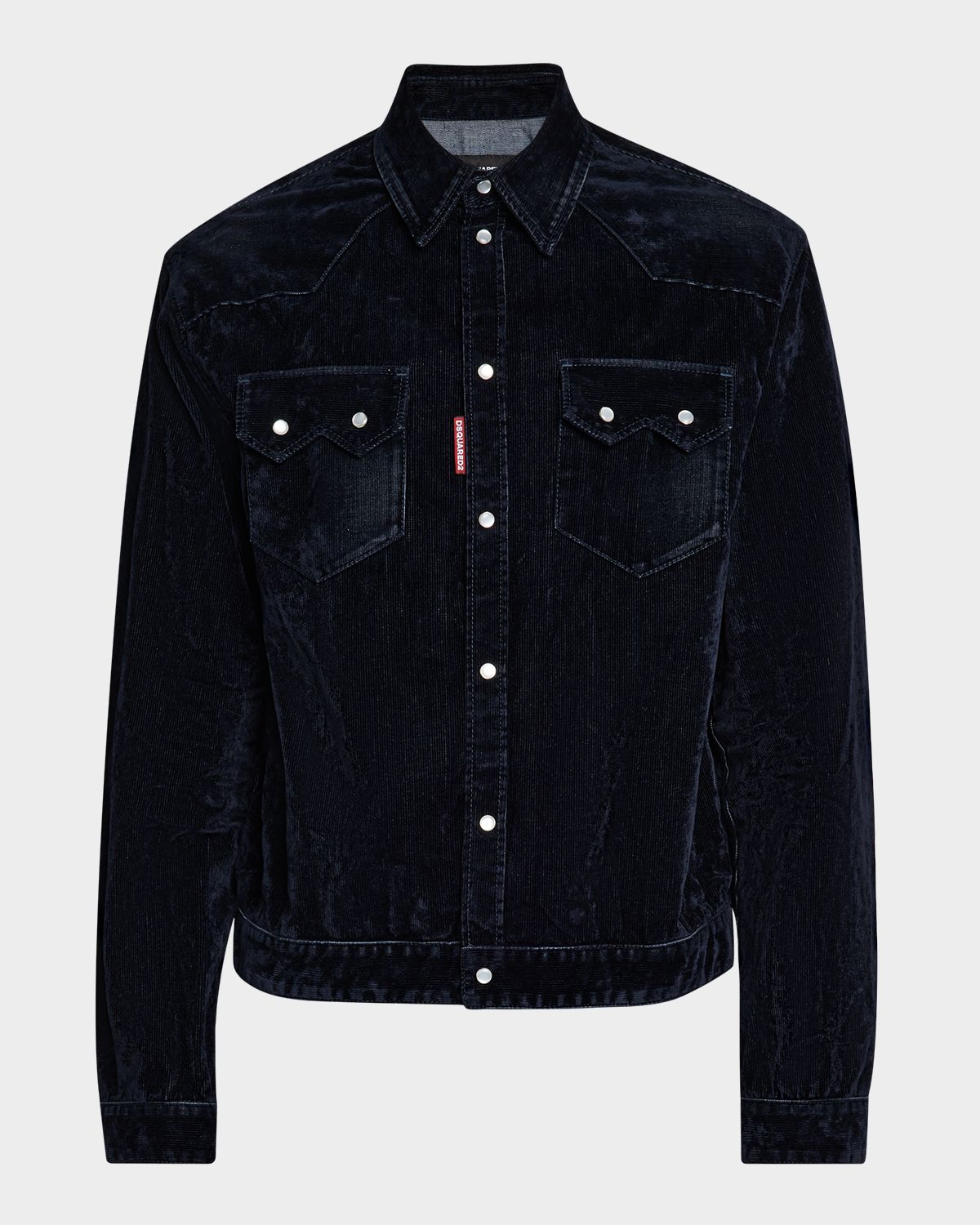 Dsquared2 Men 's Flocked Corduroy Jean Jacket