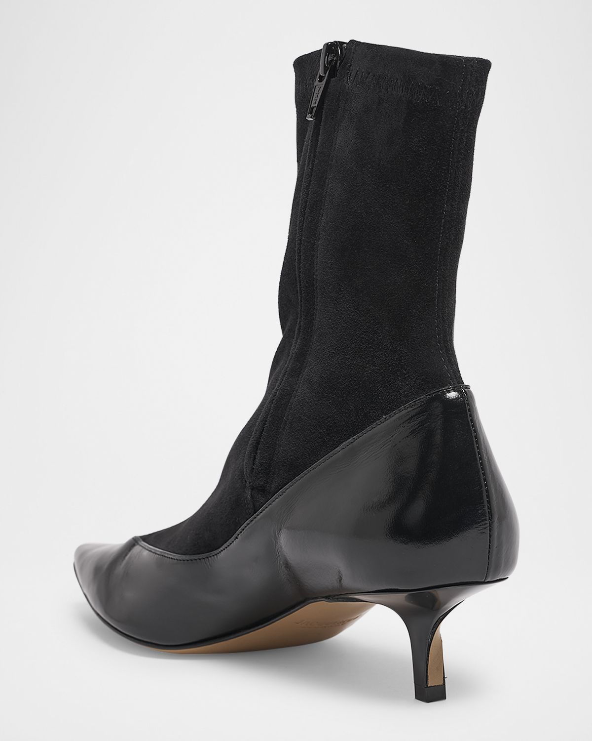 Jacquemus Les Bottines Tourni Leather-Suede Pumps