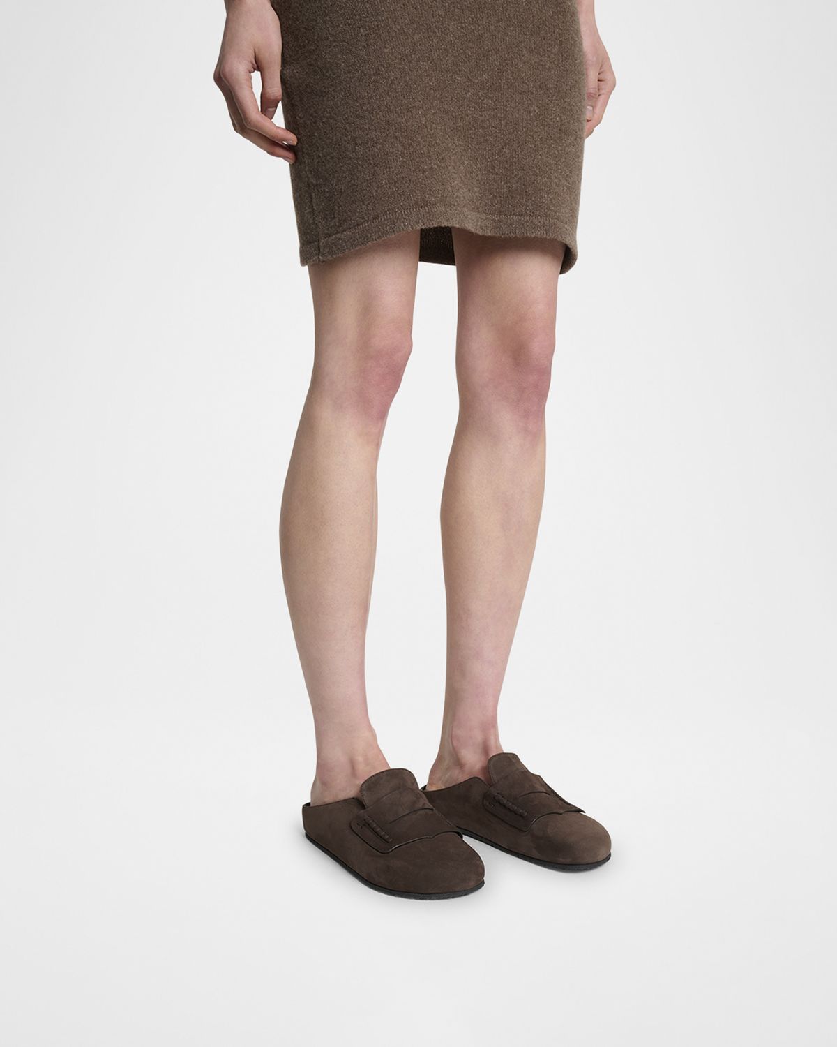 Jacquemus Les Mocassin Suede Mules