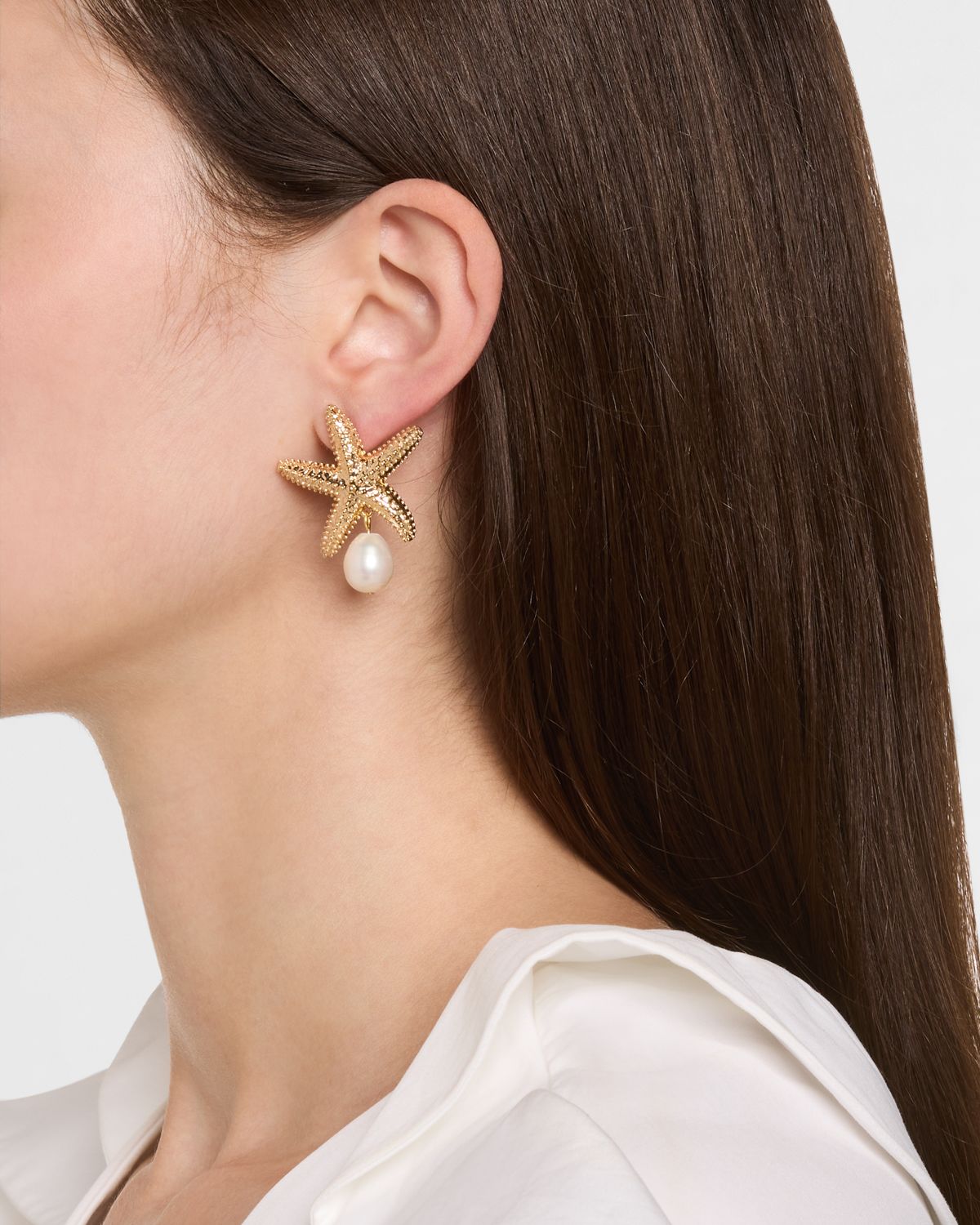 BaubleBar Sandy Earrings with Pearls