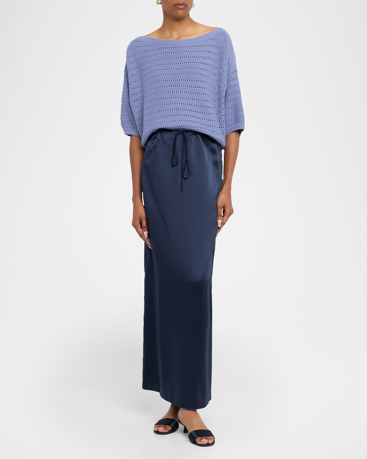 Sablyn Nova Cropped Boat-Neck Tee