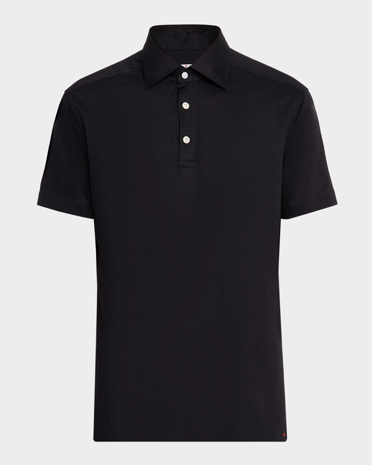 Kiton Men 's Cotton Classic-Fit Polo Shirt | Thumbnail 6 Kiton Men 's Cotton Classic-Fit Polo Shirt | Thumbnail 6