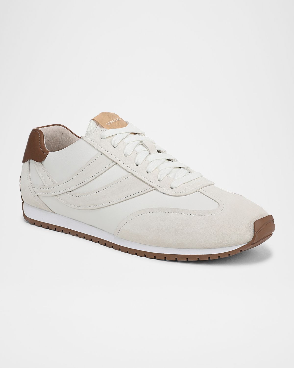 Vince Men 's Oasis Low-Top Leather Runner Sneakers