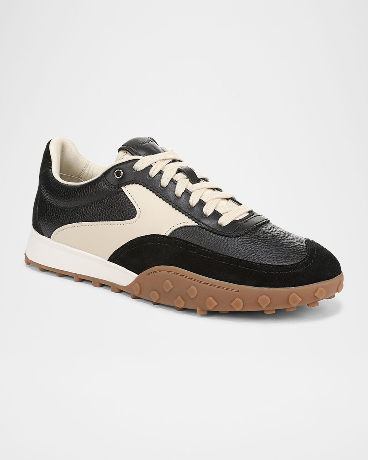 Vince Men 's Pallisades Pebbled Leather Runner Sneakers