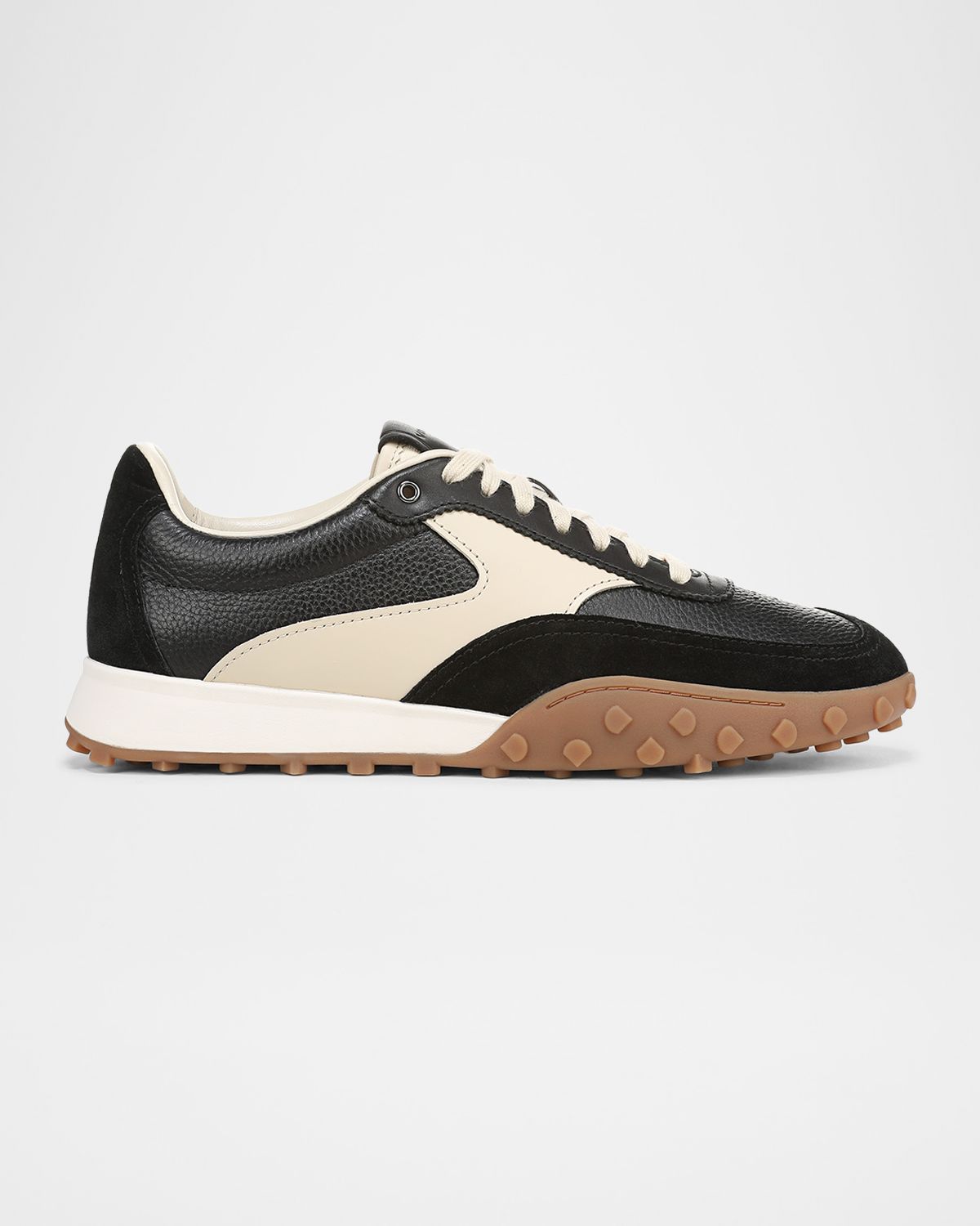 Vince Men 's Pallisades Pebbled Leather Runner Sneakers