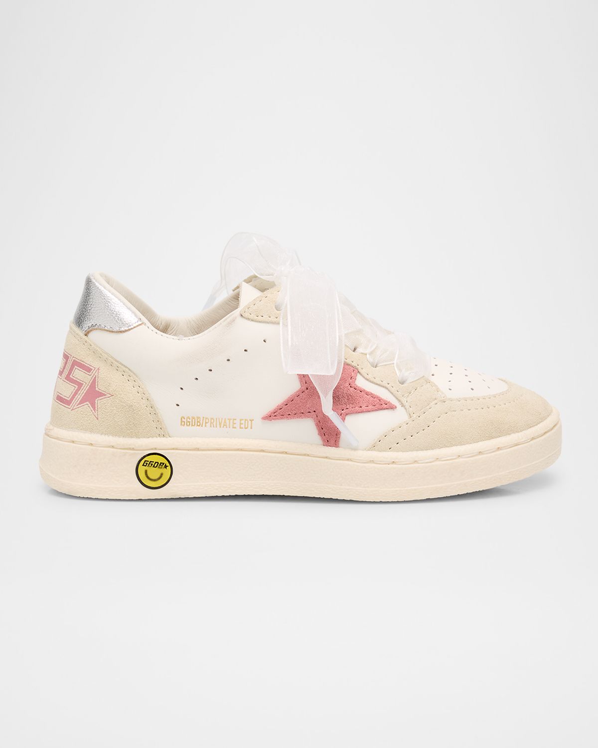 Golden Goose Girl 's Ballstar Suede Low Top Sneakers