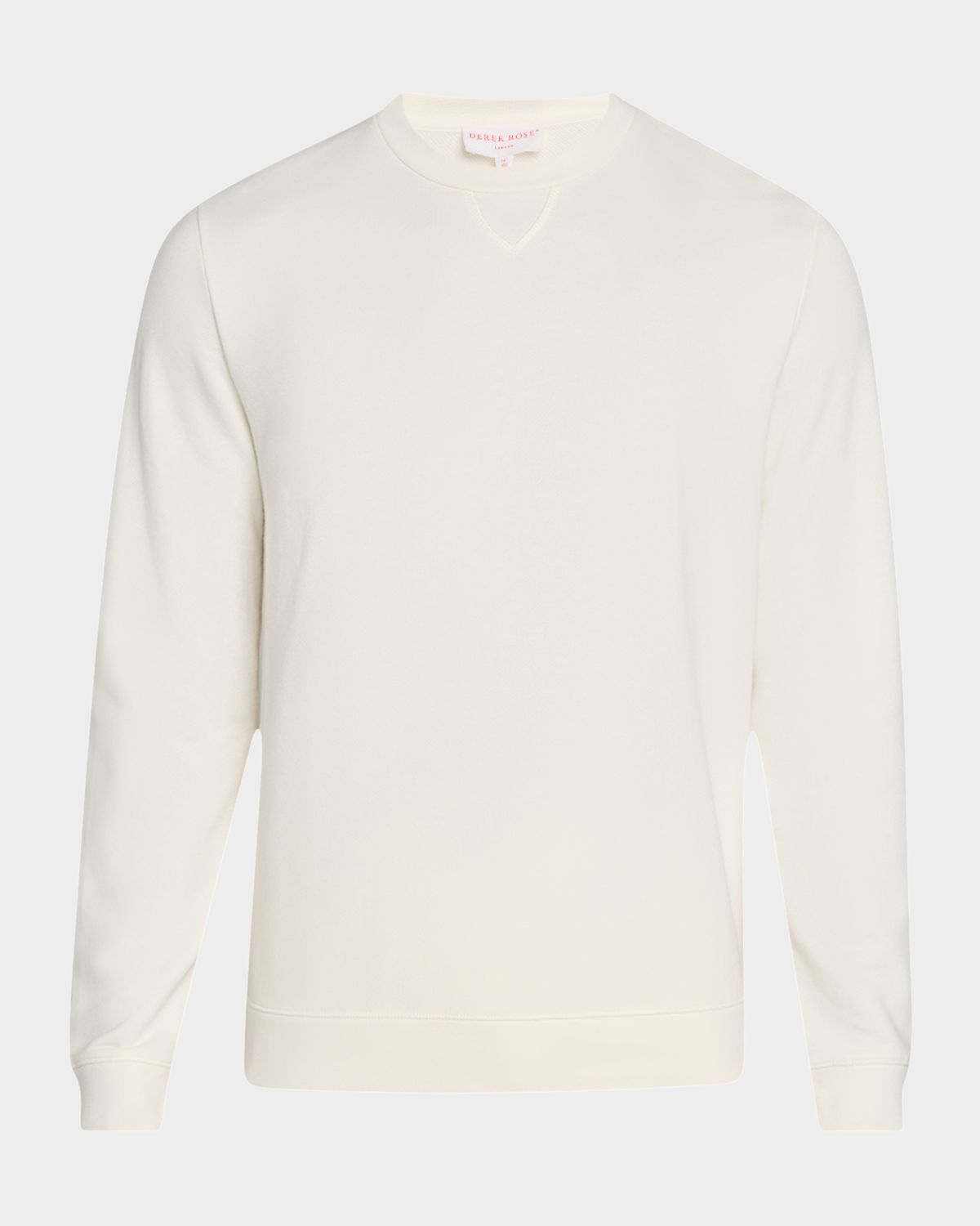 Derek Rose Men 's Quinn Cotton-Modal Loopback Crewneck Sweatshirt