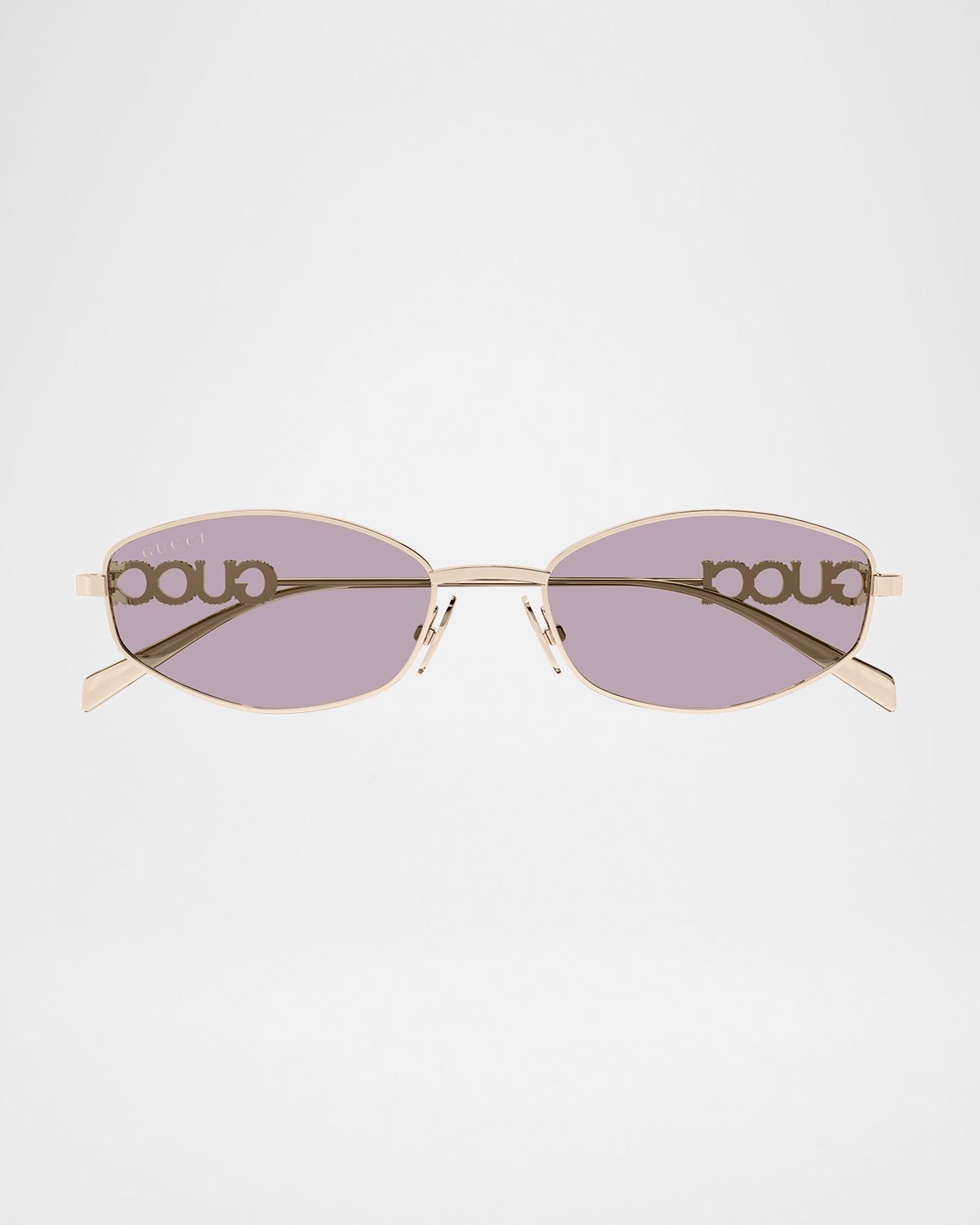 Gucci GG1802S Oval Metal Sunglasses