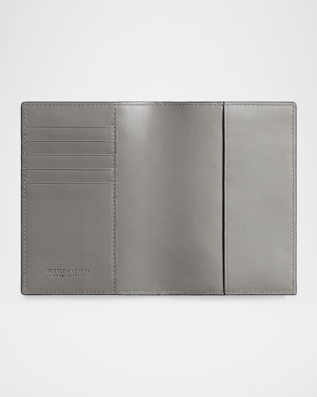 Bottega Veneta Bicolor Intrecciato Passport Case