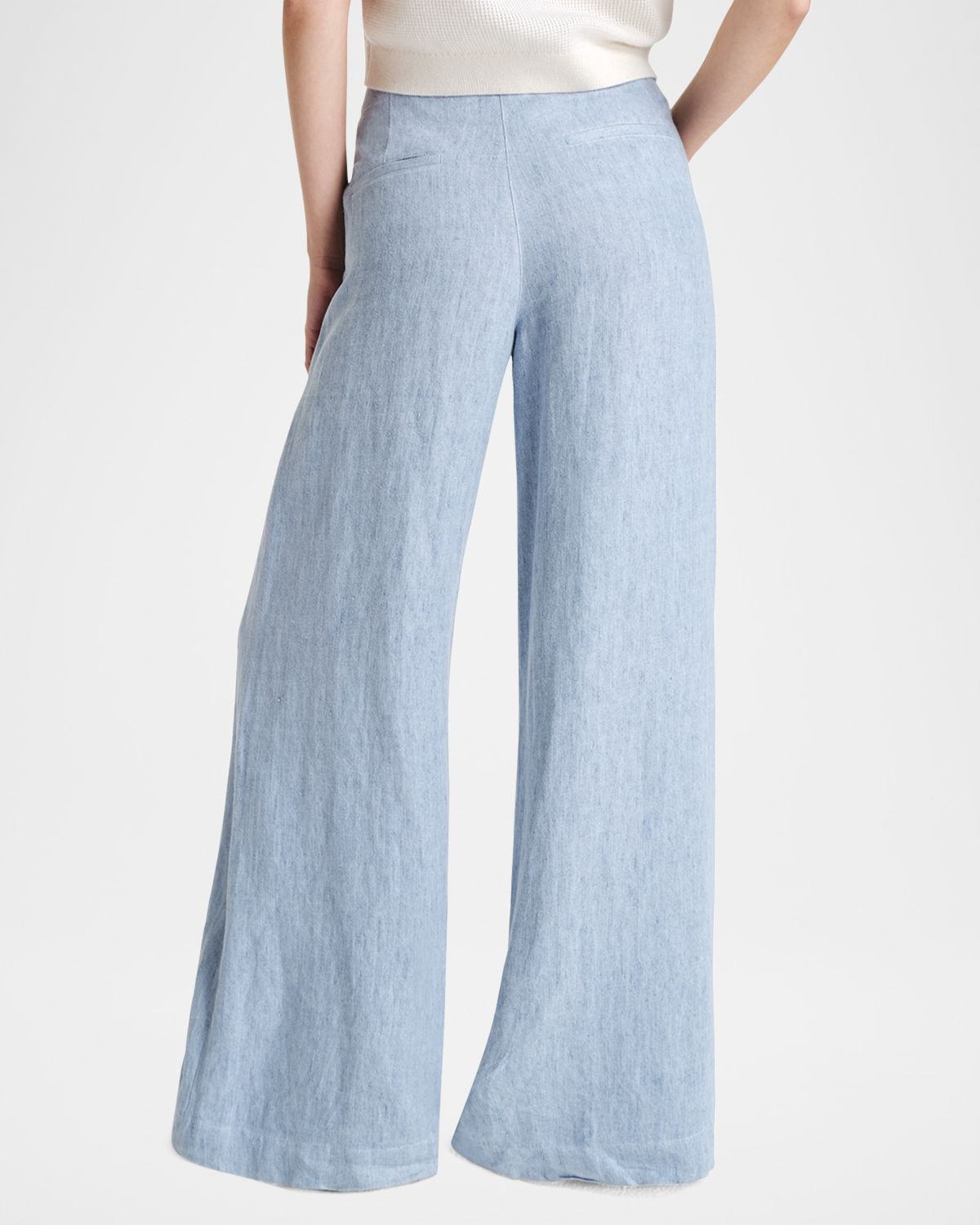 TWP Demie Wide-Leg Hemp Trousers