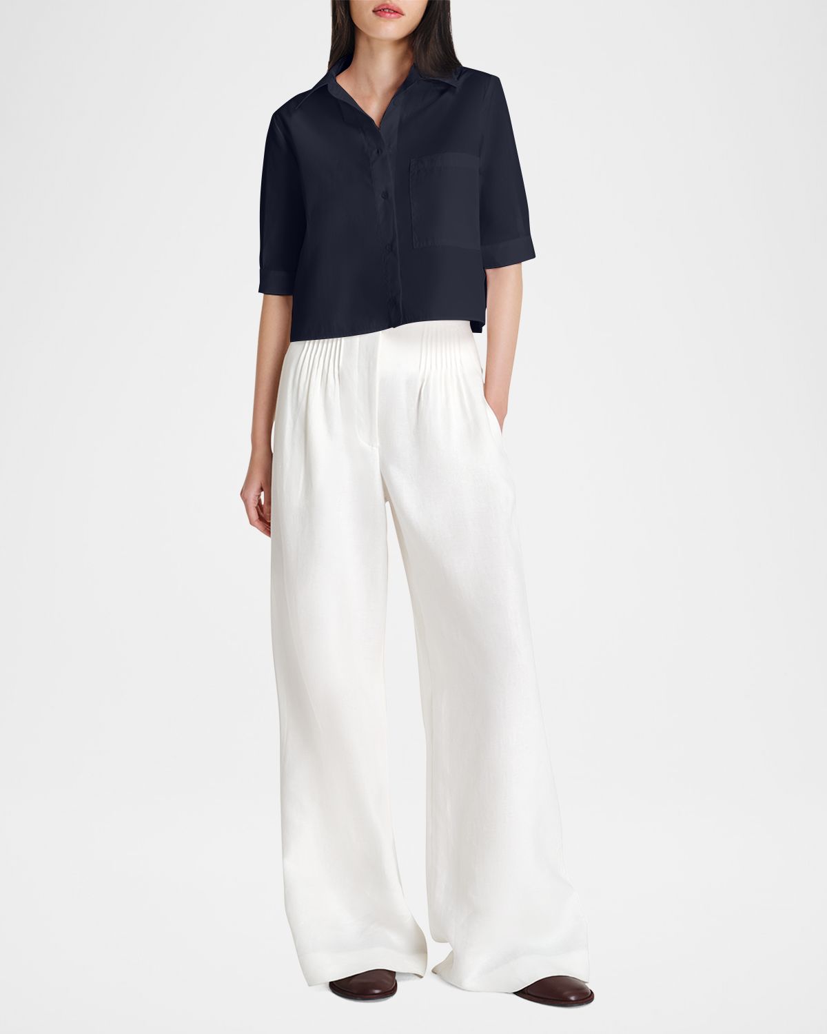TWP Short Lived Button-Front Shirt