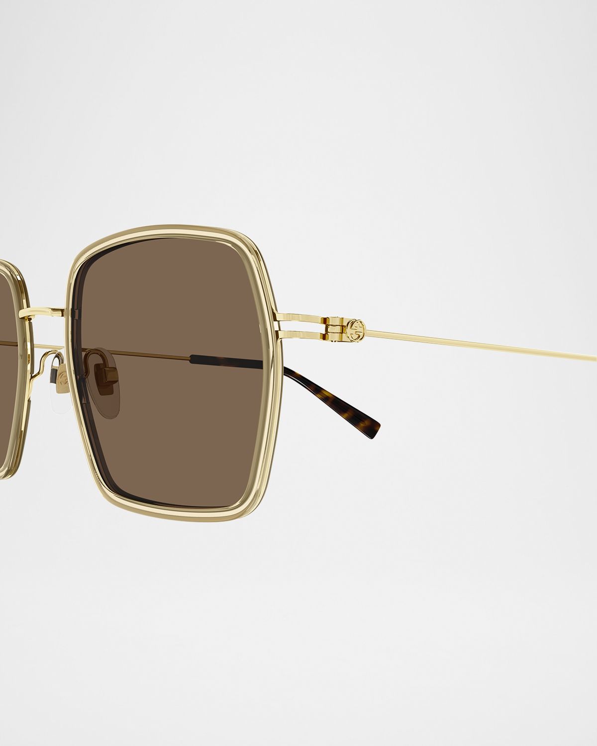 Gucci Injected Plastic Square Sunglasses | Thumbnail 3 Gucci Injected Plastic Square Sunglasses | Thumbnail 3
