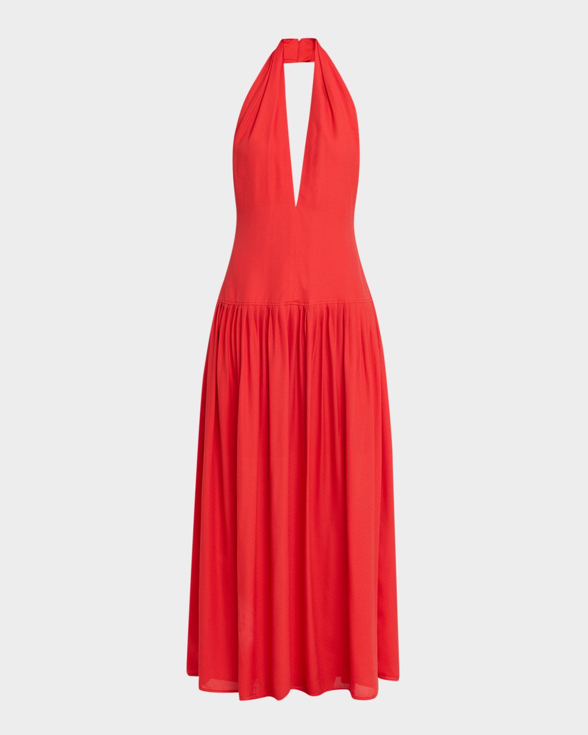 Proenza Schouler Tala Halter Viscose Georgette Dress