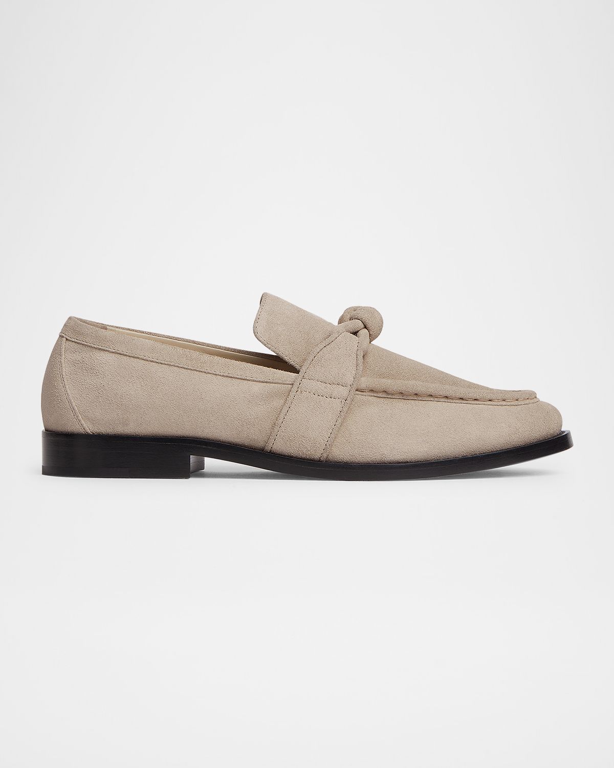 Bottega Veneta Astaire Knot Soft Suede Loafers | Thumbnail 5