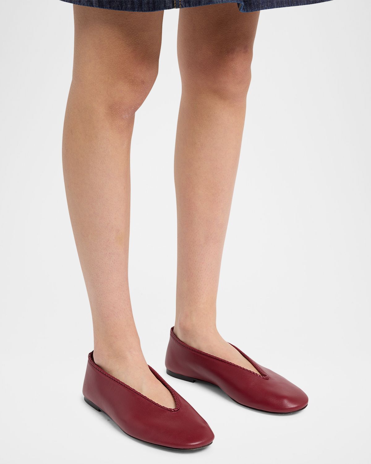 Bottega Veneta Lagoon Nappa Leather Ballerina Flats | Thumbnail 6 Bottega Veneta Lagoon Nappa Leather Ballerina Flats | Thumbnail 6