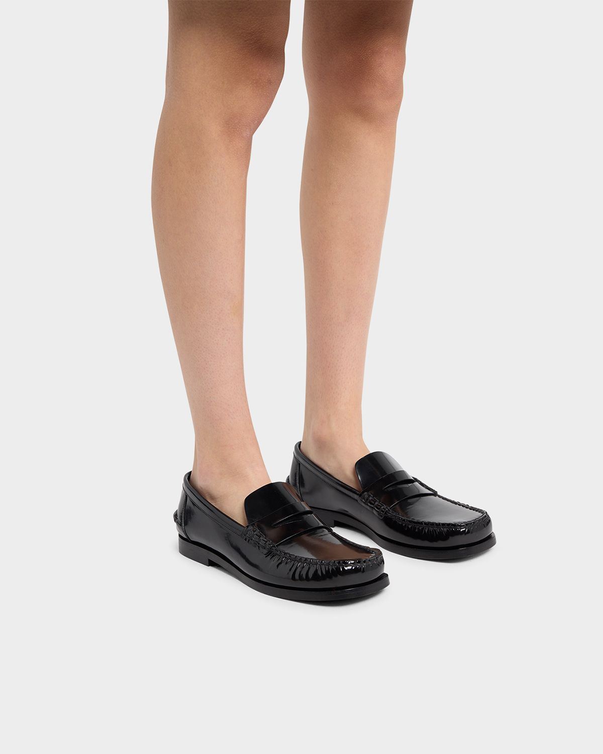 Bottega Veneta Soft Leather Penny Loafers | Thumbnail 5