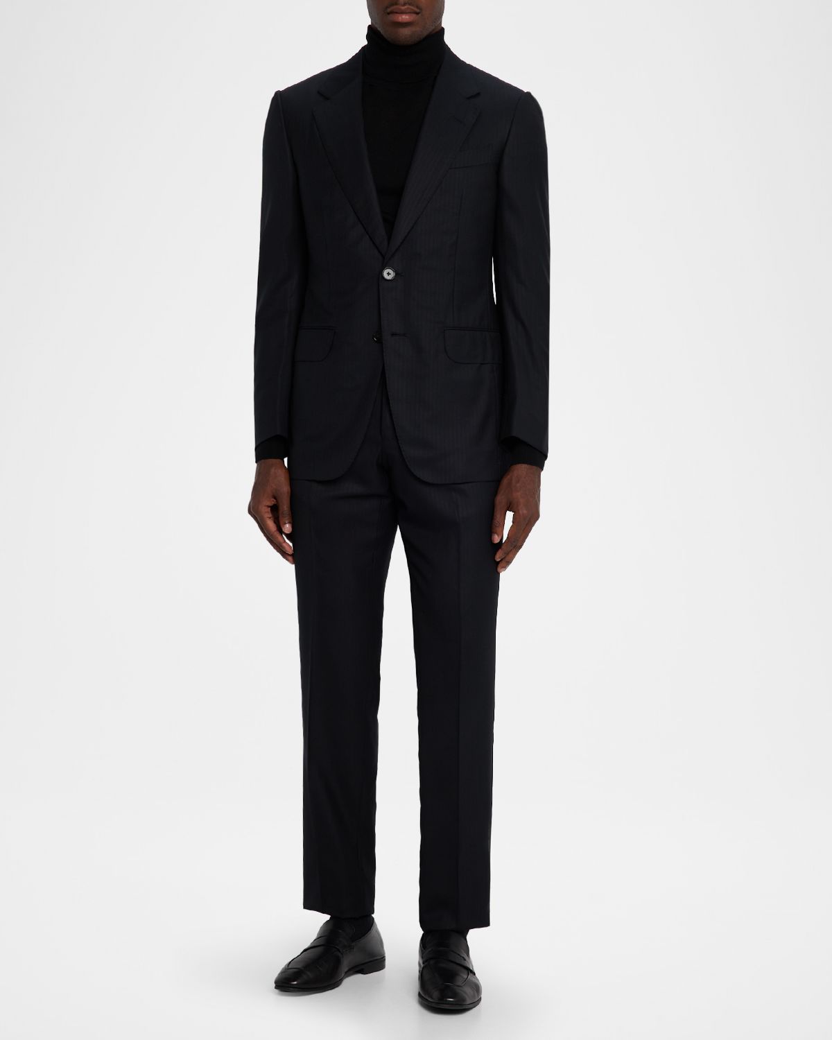 ZEGNA Men's Centoventimila Wool Tonal Stripe Suit