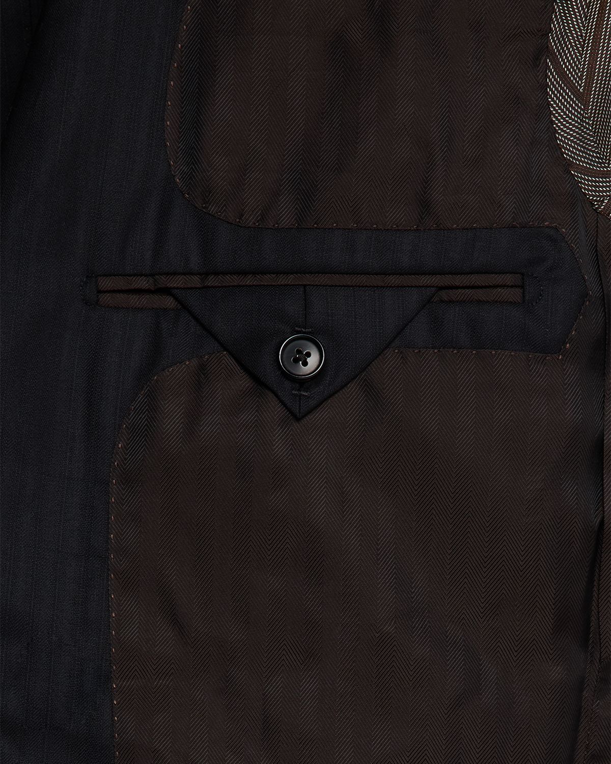 ZEGNA Men 's Centoventimila Wool Tonal Stripe Suit | Thumbnail 7