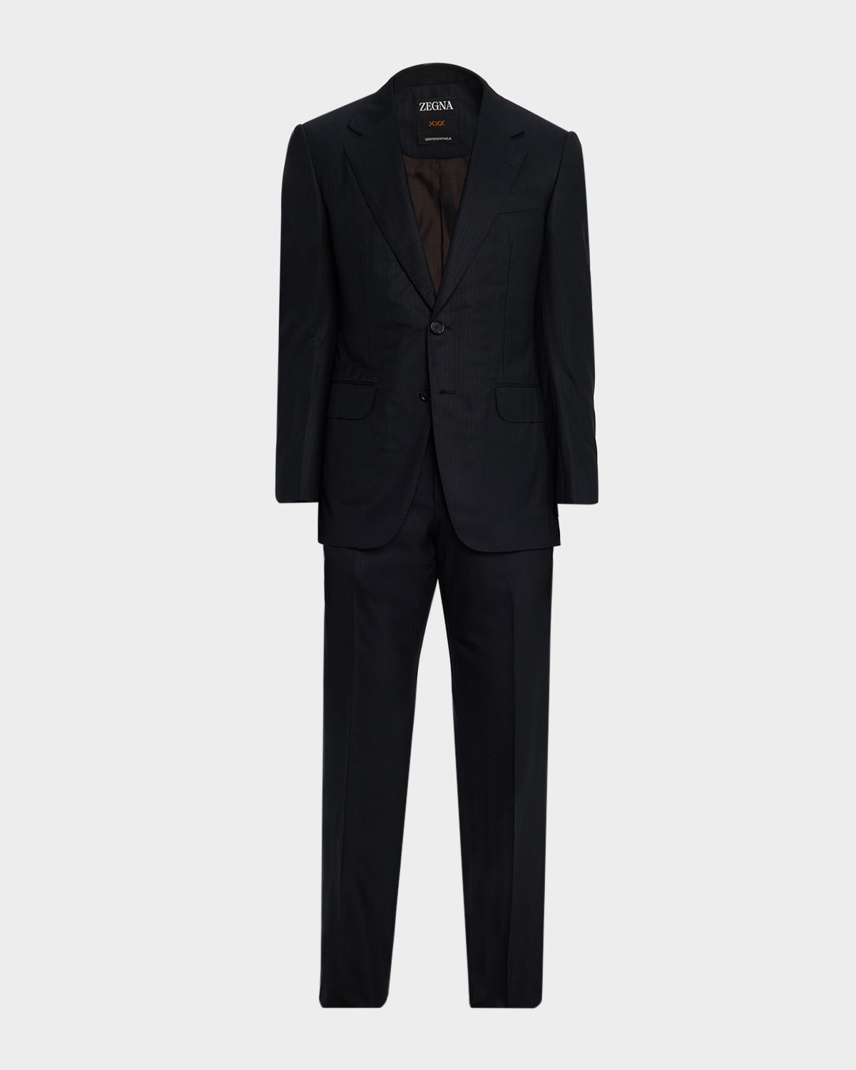 ZEGNA Men 's Centoventimila Wool Tonal Stripe Suit