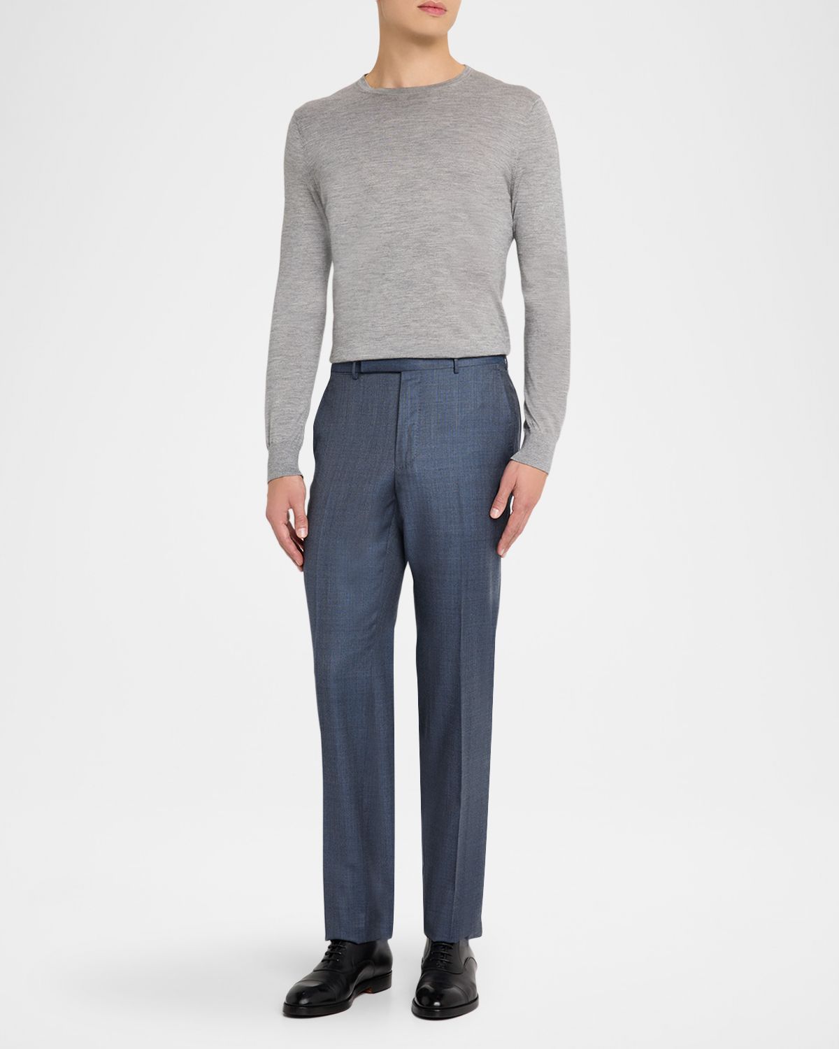 ZEGNA Men 's Trofeo Slim Wool Pants