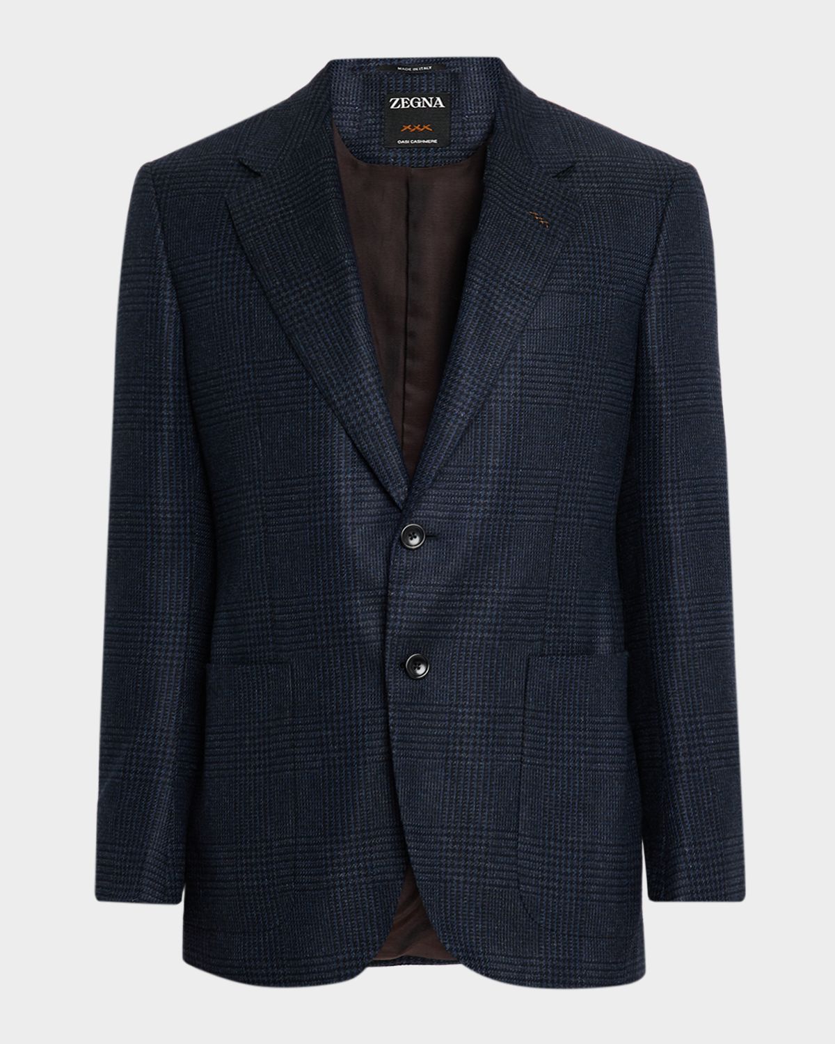 ZEGNA Men 's Oasi Cashmere Tonal Plaid Sport Coat