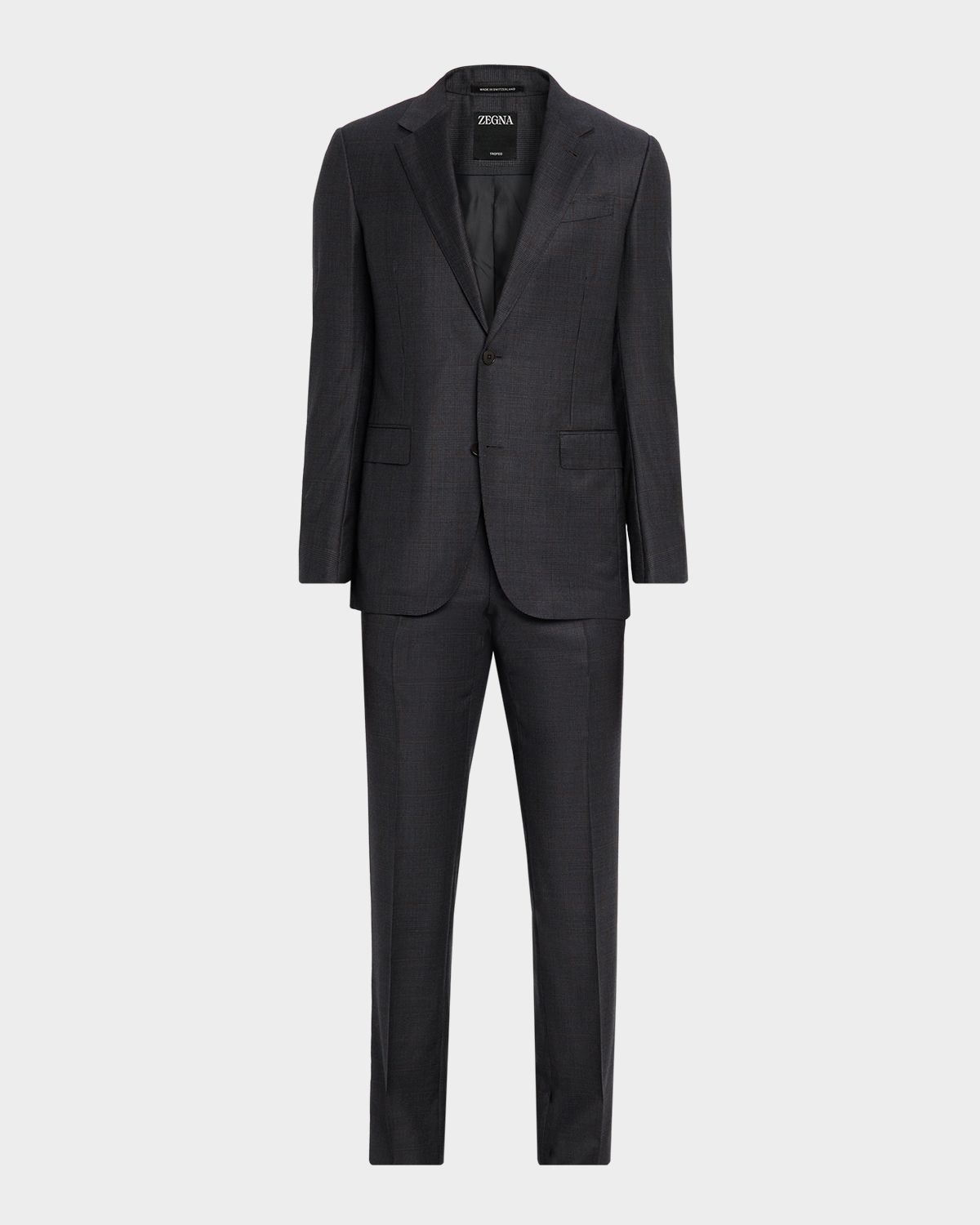 ZEGNA Men 's Trofeo Wool Plaid Two-Piece Suit