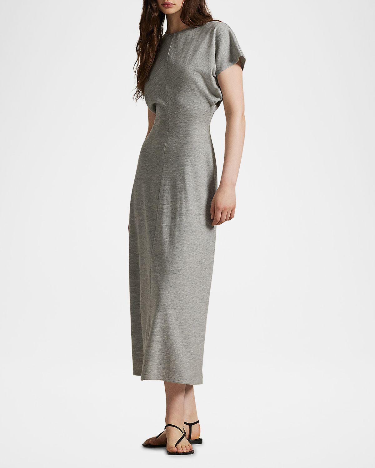 Polo Ralph Lauren Wool-Blend Dolman Maxi Dress