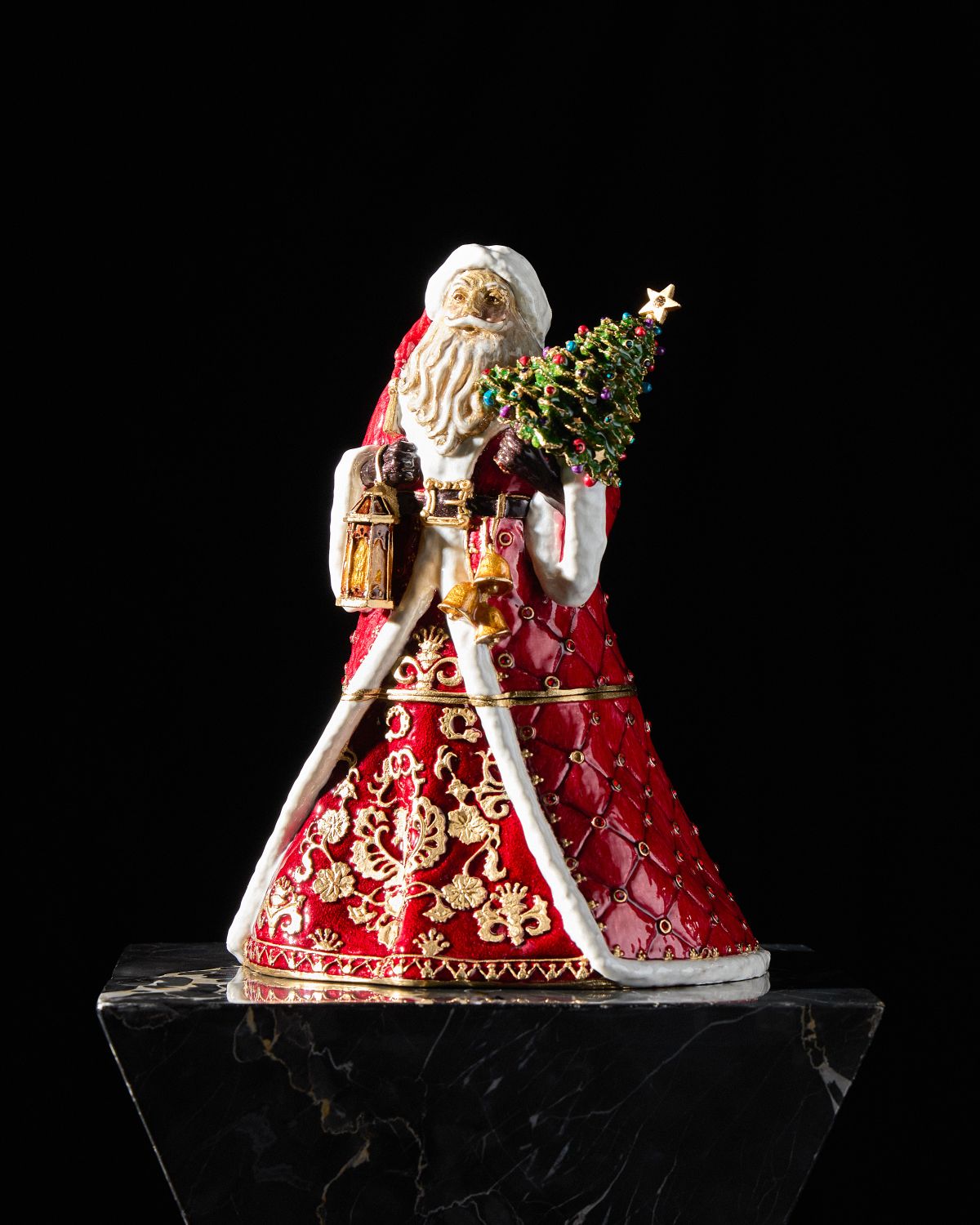 Jay Strongwater Sinterklass Santa Container