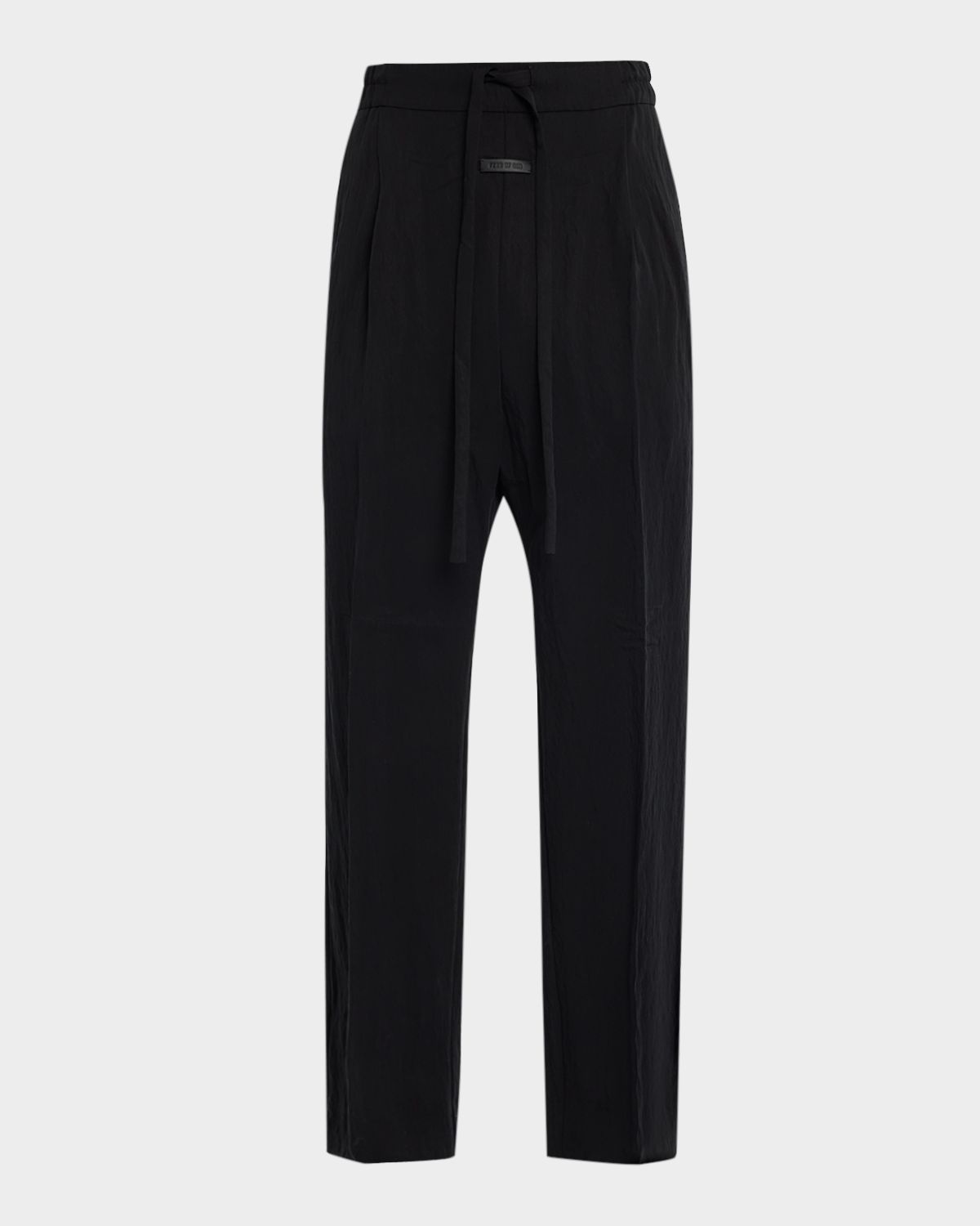 Fear of God Men 's Tencel Nylon Drawstring Straight Trousers