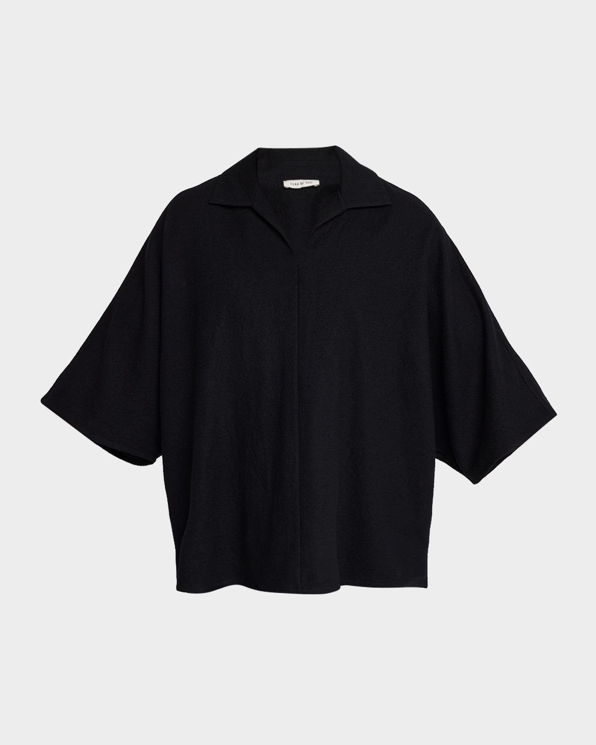 Fear of God Men 's Virgin Wool Relaxed-Fit Polo Shirt