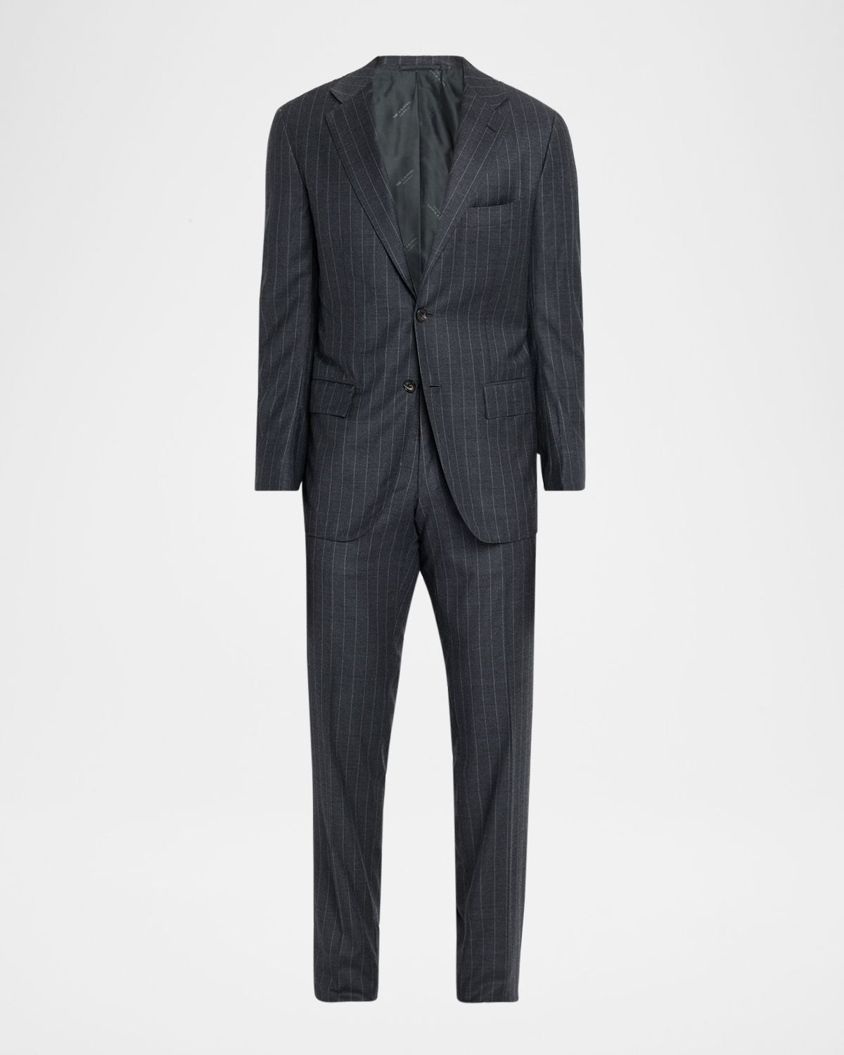 Kiton Men 's Wool Pinstripe Two-Piece Suit