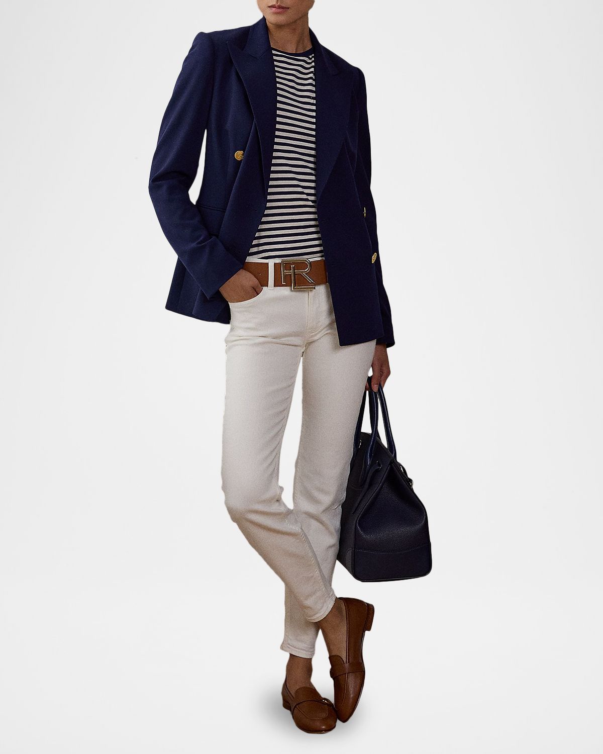 Ralph Lauren Collection Camden Cashmere Twill Double-Breasted Jacket