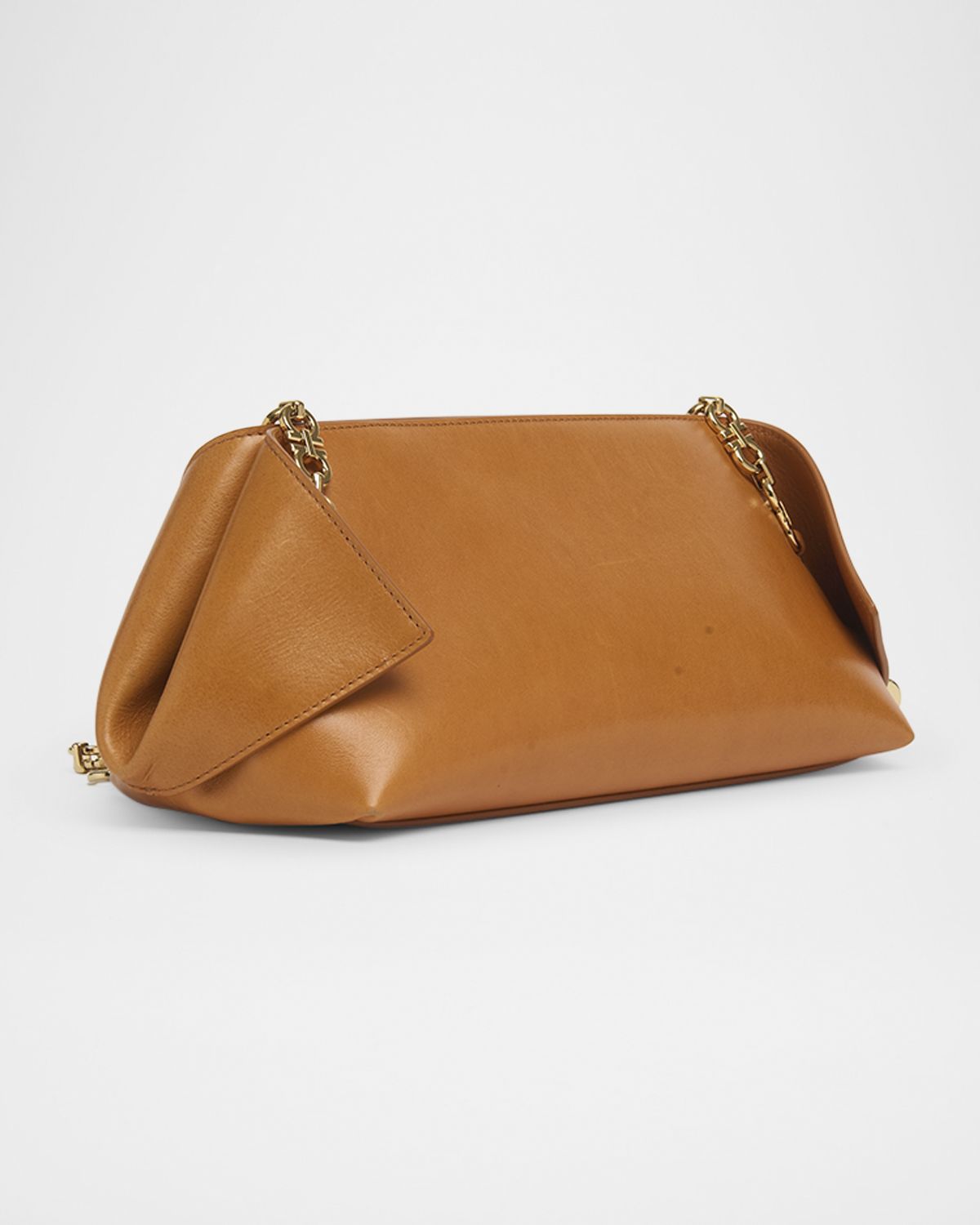 Ferragamo Scarf Smooth Leather Shoulder Bag