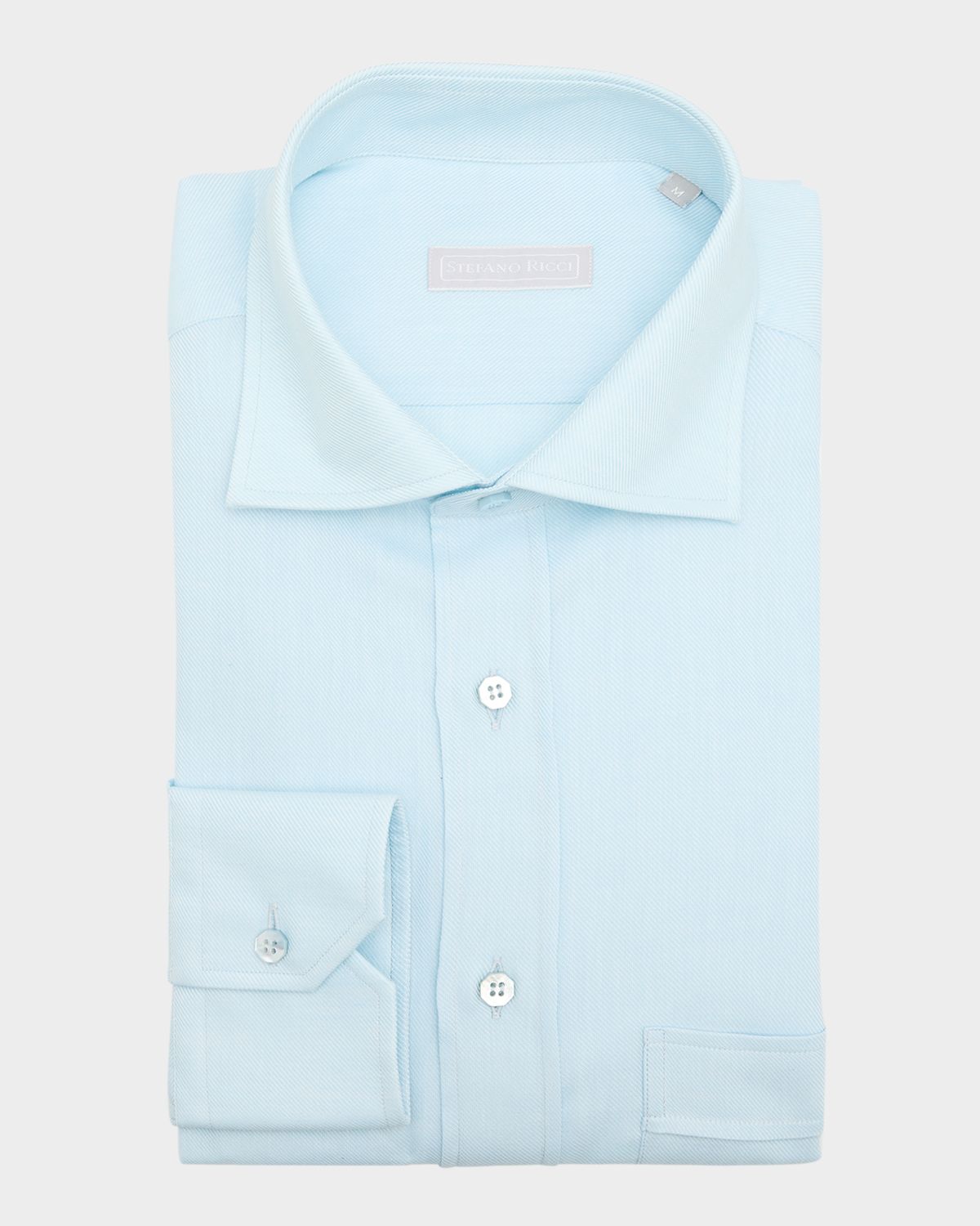 Stefano Ricci Men 's Cotton Cashmere Dress Shirt | Thumbnail 3 Stefano Ricci Men 's Cotton Cashmere Dress Shirt | Thumbnail 3