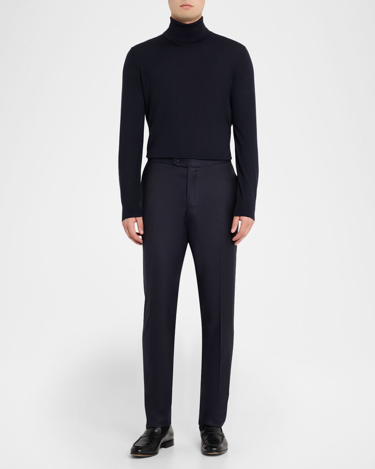 Stefano Ricci Men 's Slim Wool Trousers