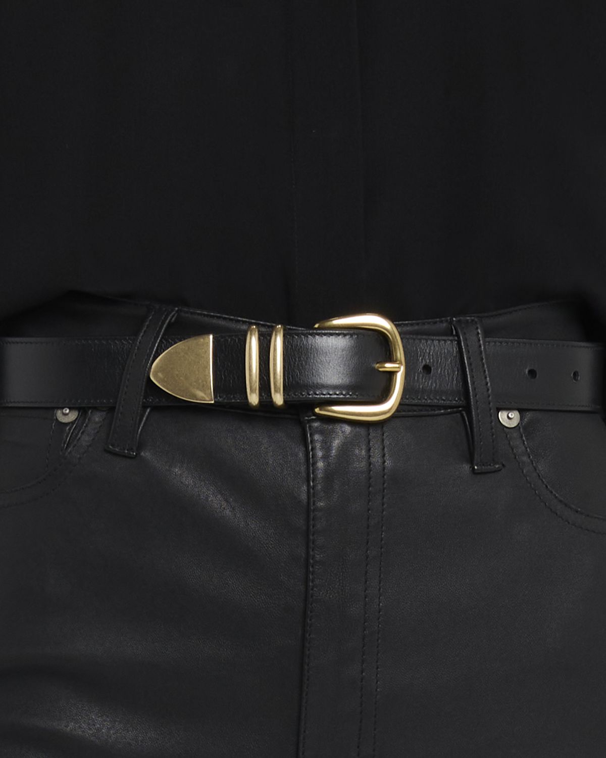 A.L.C. Carson Leather Belt
