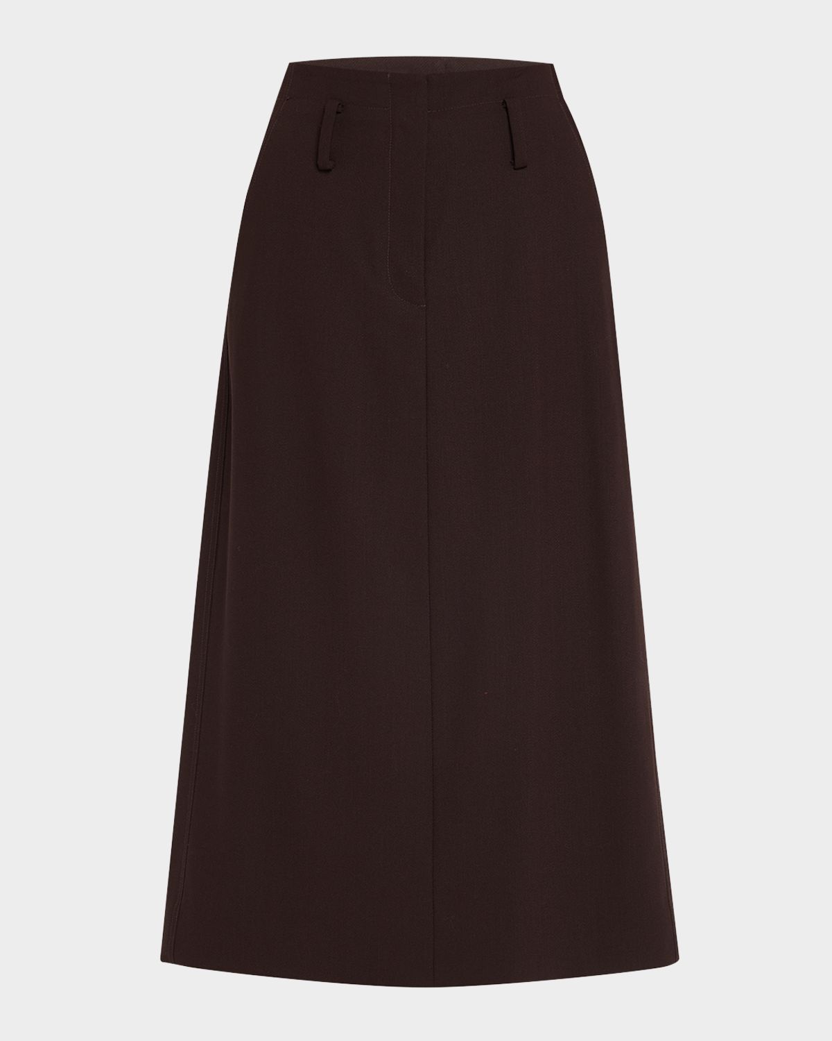 A.L.C. Milan Wool-Blend Midi Skirt
