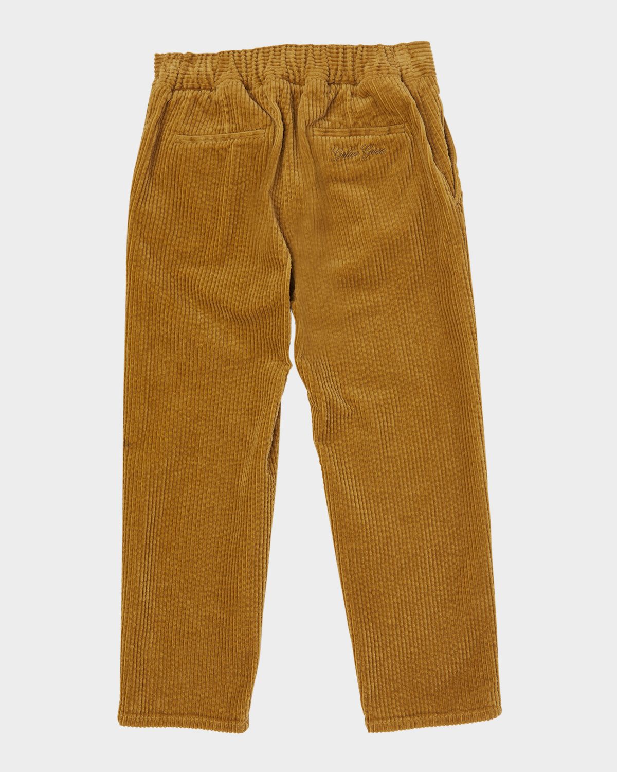 Golden Goose Boy 's Journey Embroidered Cordroy Chino Pants, Size 4-12