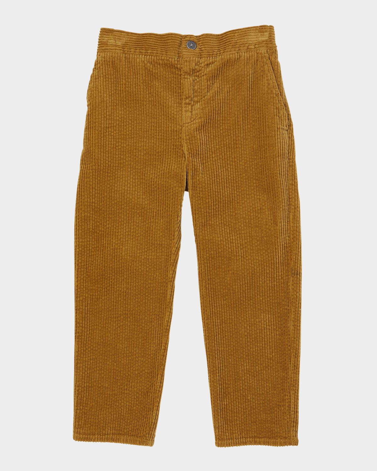 Golden Goose Boy 's Journey Embroidered Cordroy Chino Pants, Size 4-12