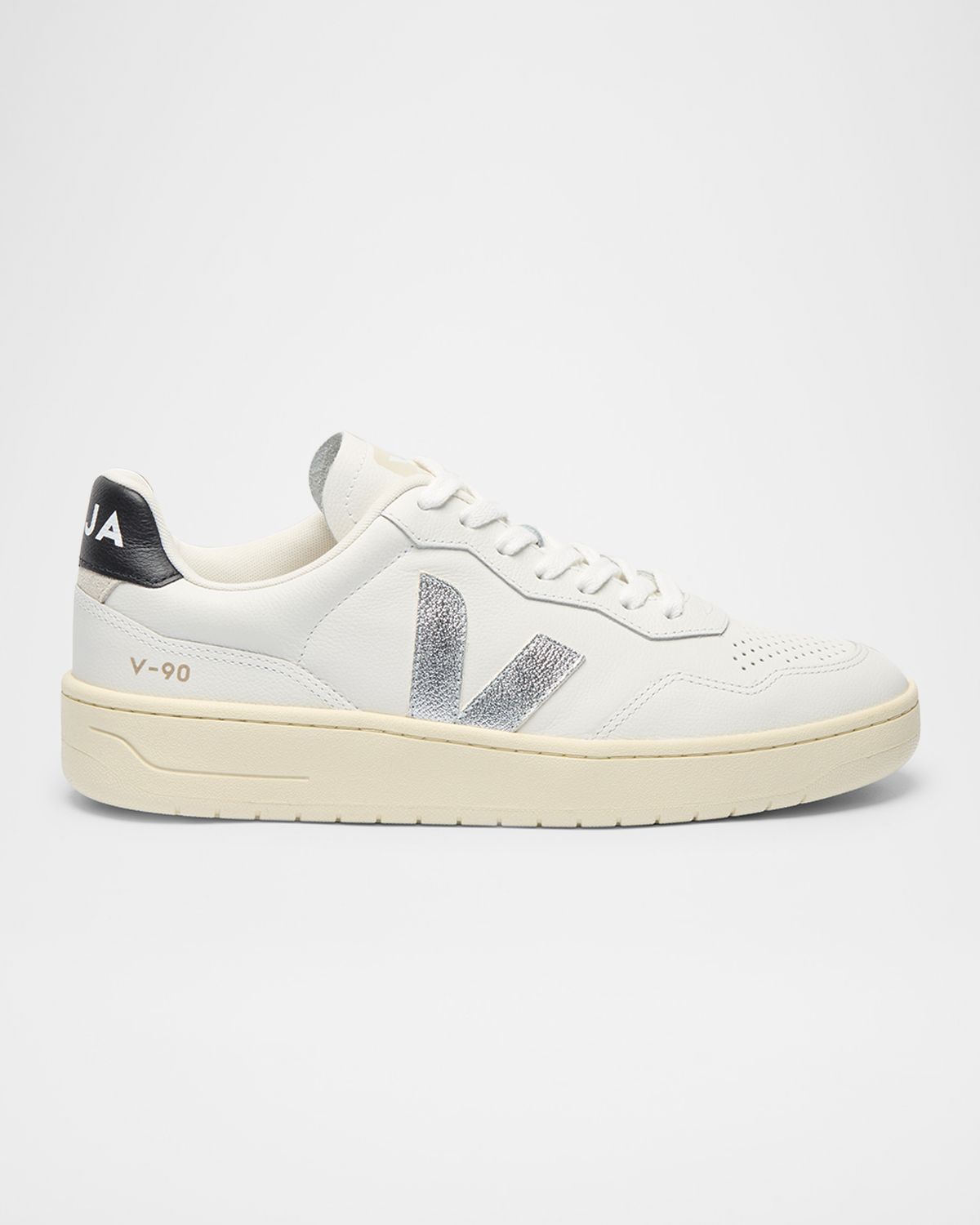 VEJA V-90 Bicolor Low-Top Sneakers