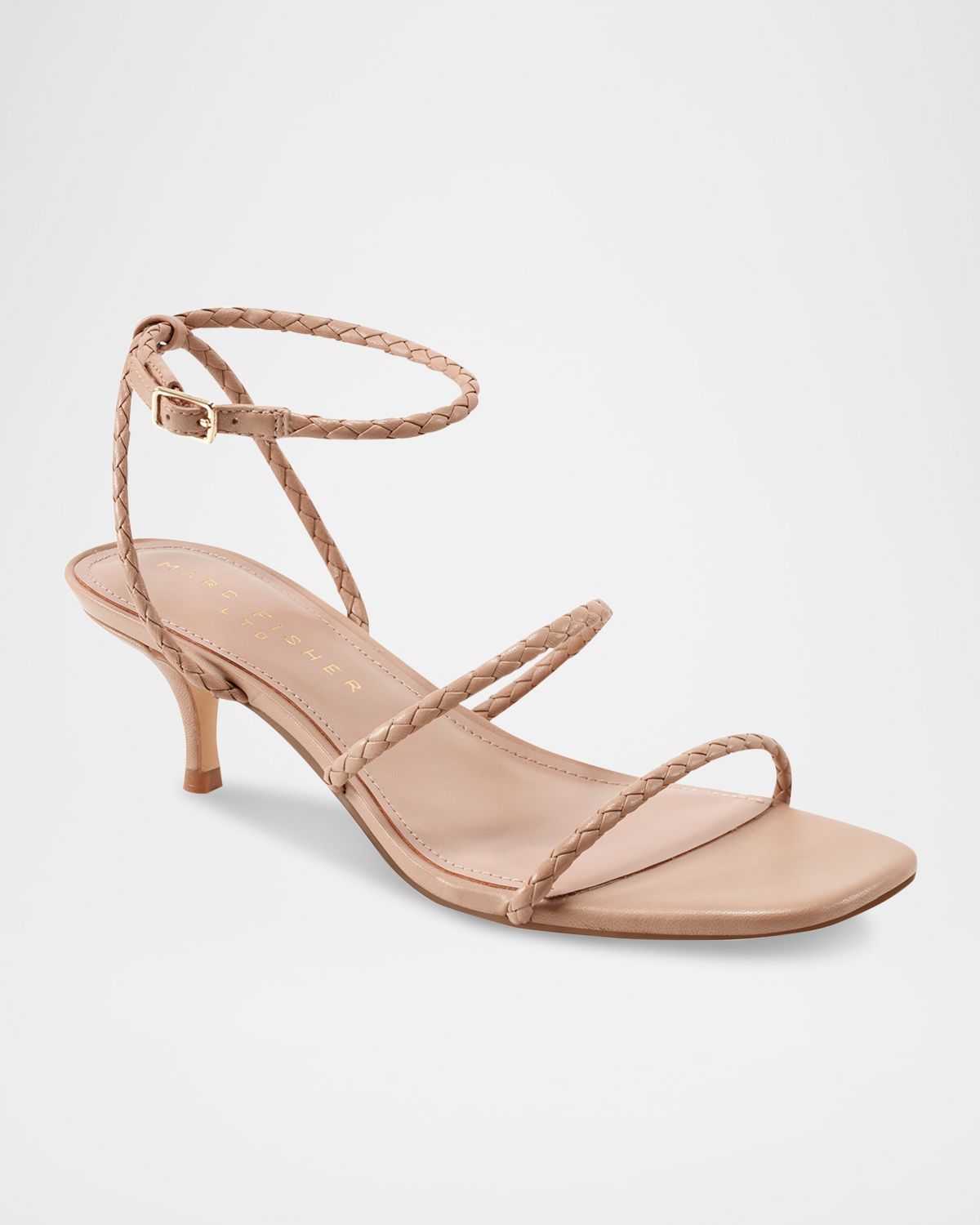 Marc Fisher LTD Beylee Braided Leather Sandals