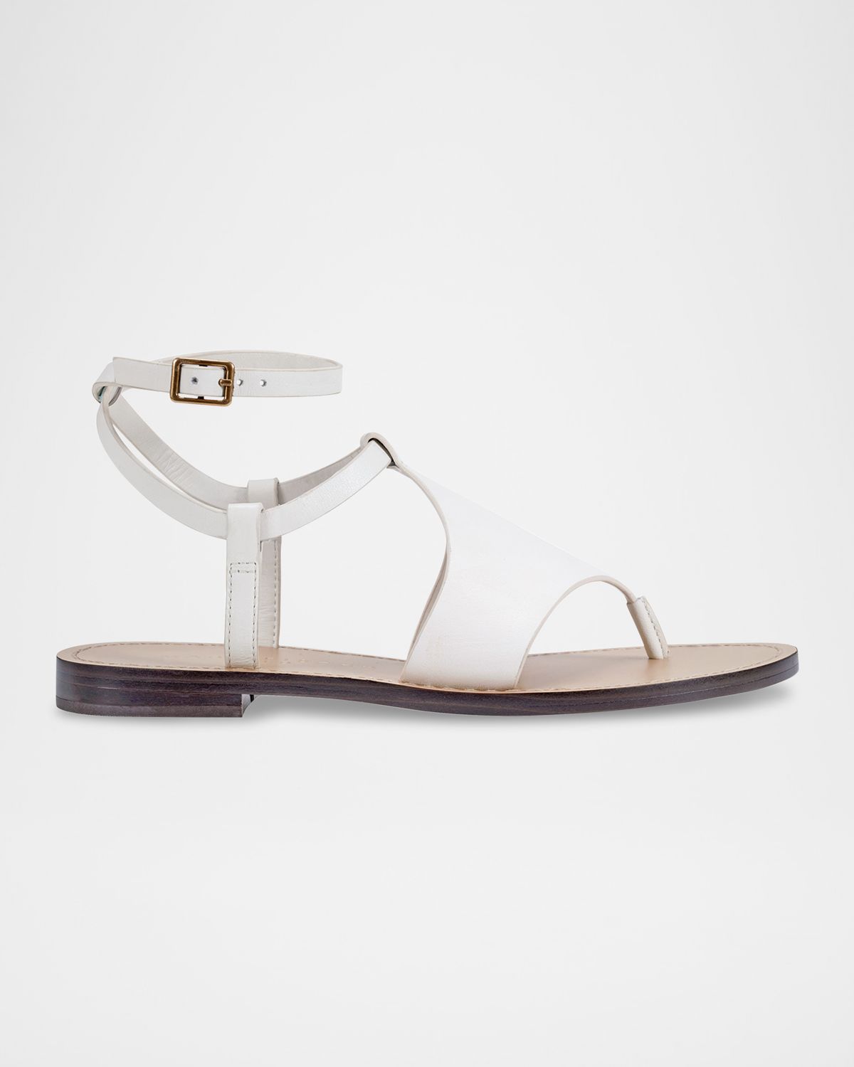 Marc Fisher LTD Lillie Flat Leather Sandals