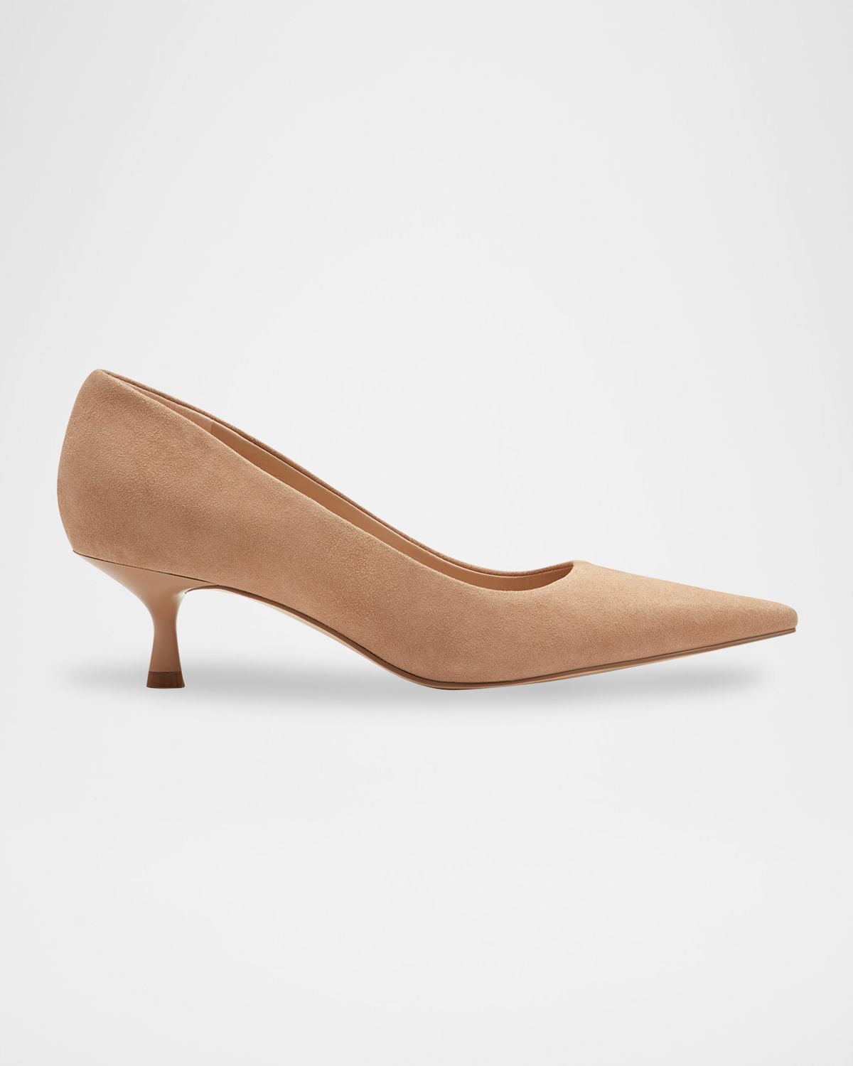 Marc Fisher LTD Calynna Suede Kitten-Heel Pumps