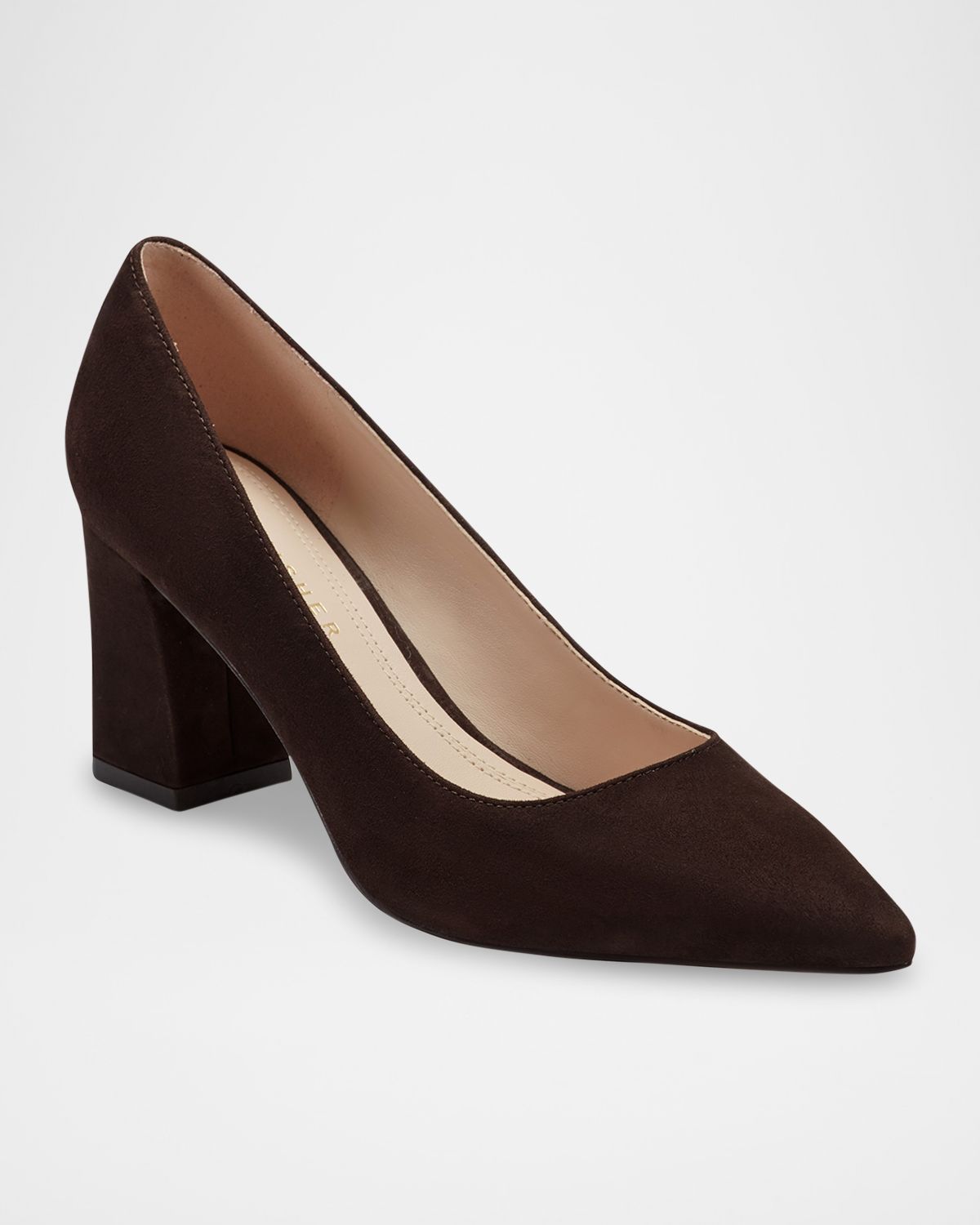 Marc Fisher LTD Zala Suede Pointed-Toe Pumps