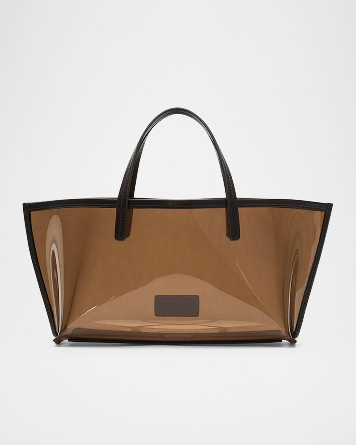 STAUD Christos Mini Clear Tote Bag
