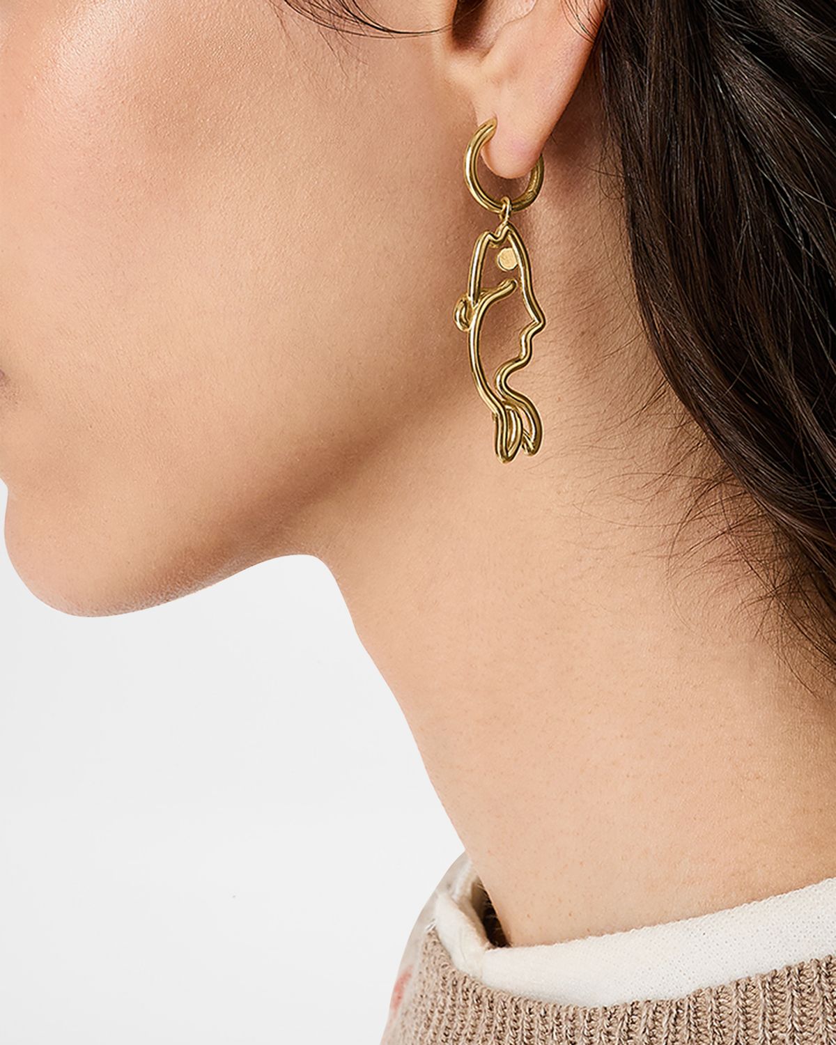 Bottega Veneta Fish Earrings
